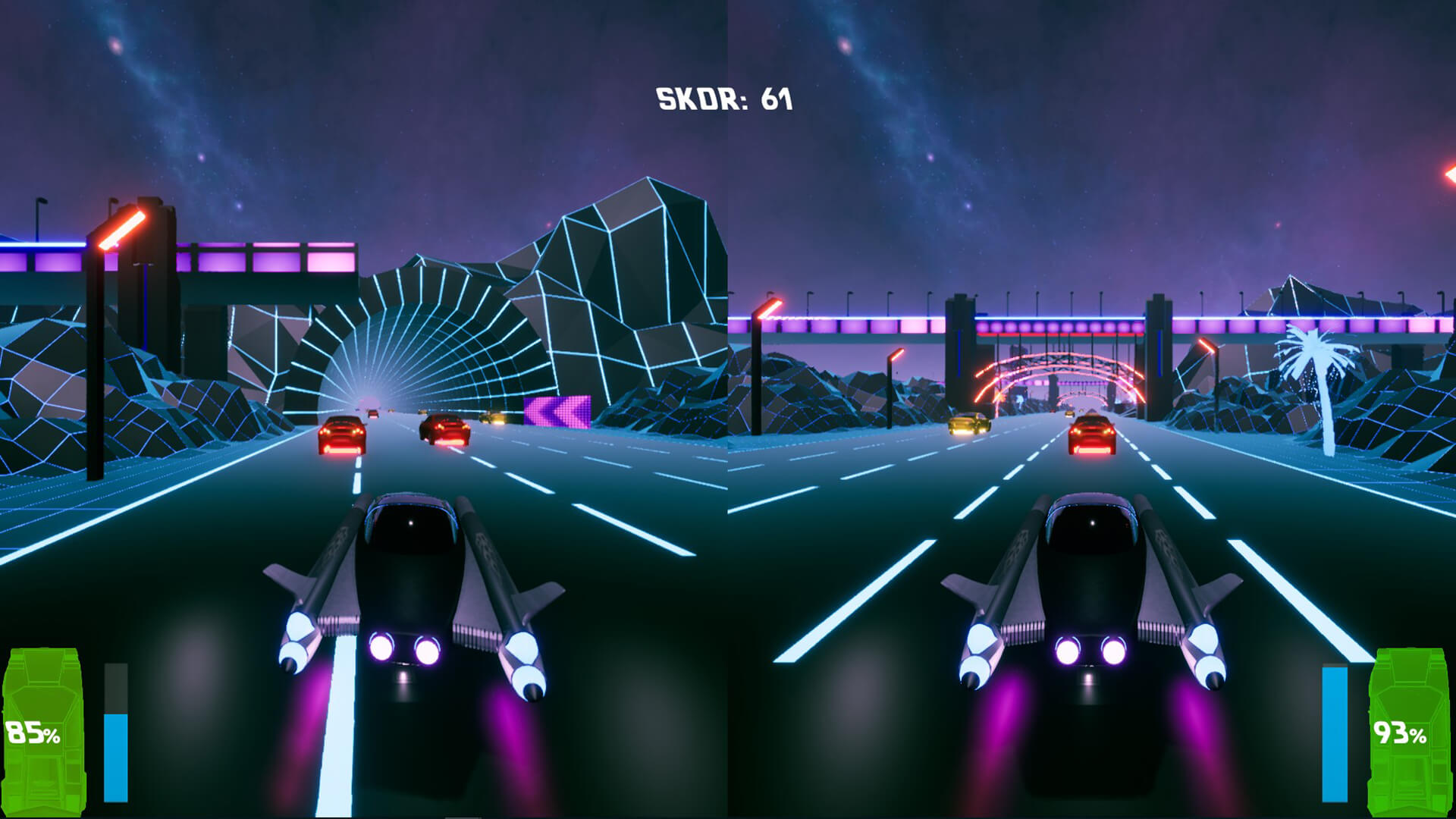 Brain in Retro Space