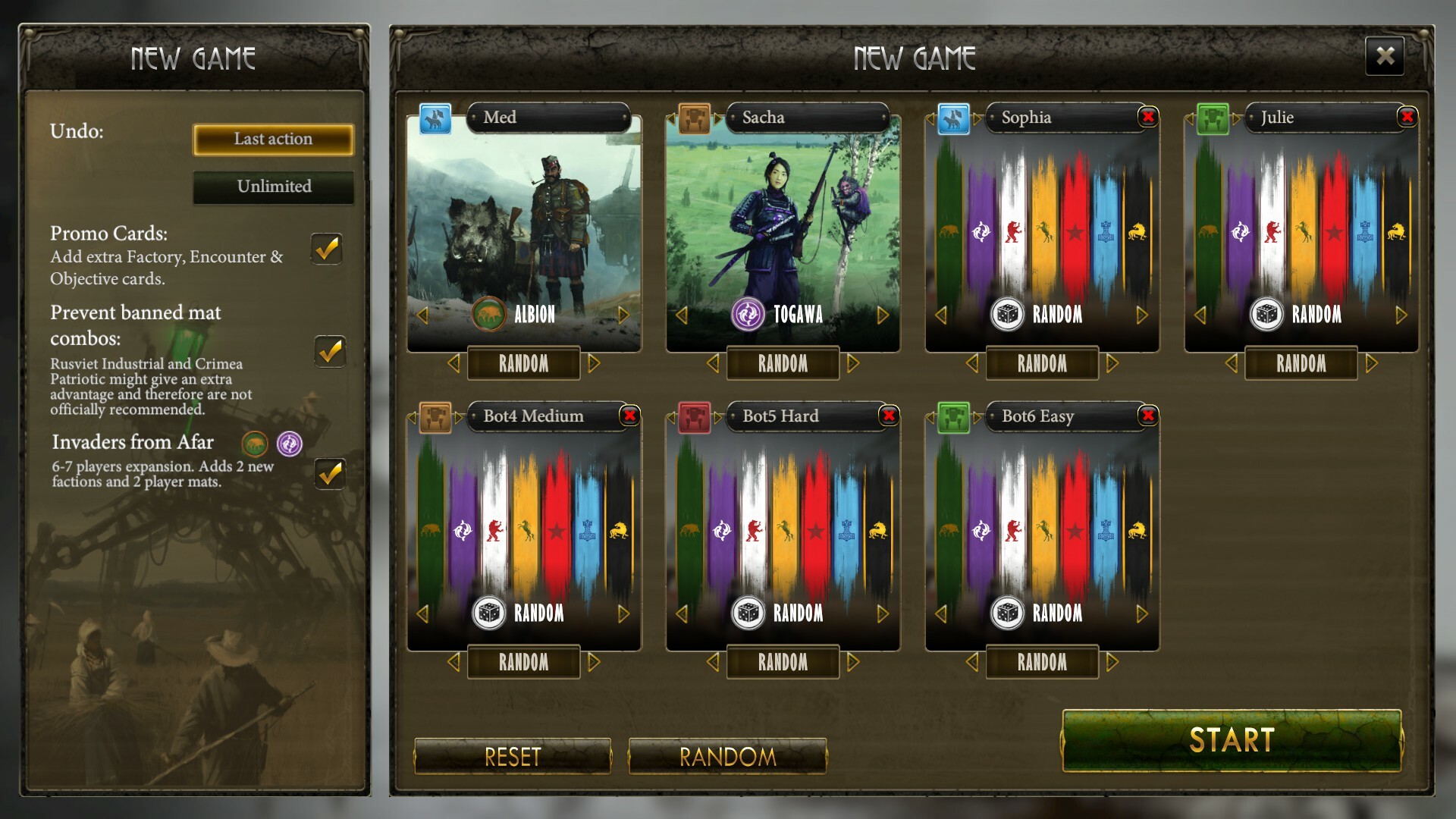 Scythe: Digital Edition – Invaders from Afar