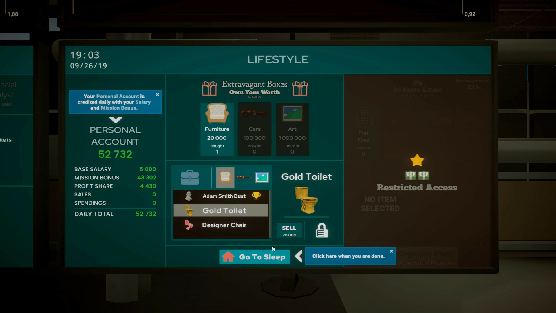 The Invisible Hand: Deep Pockets Edition