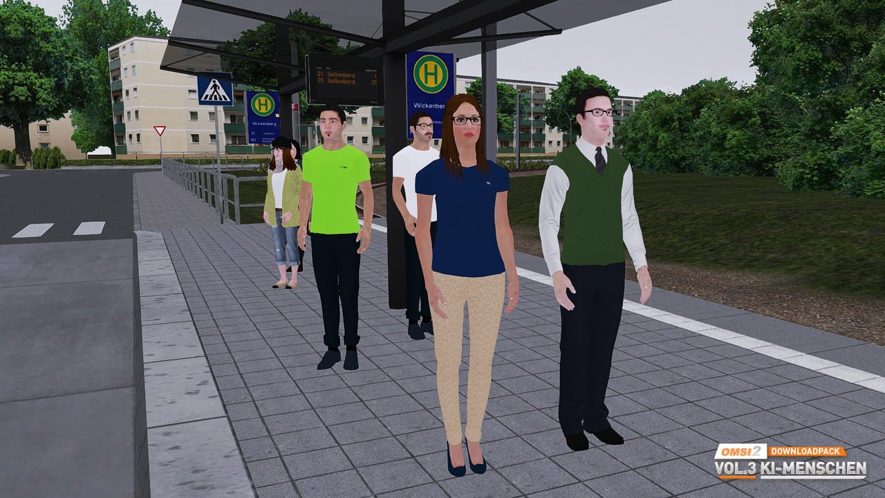 OMSI 2: Downloadpack Vol.3 – KI-Menschen