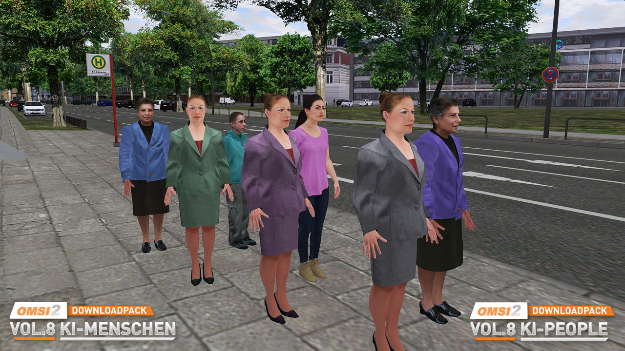 OMSI 2: Downloadpack Vol.8 – KI-Menschen