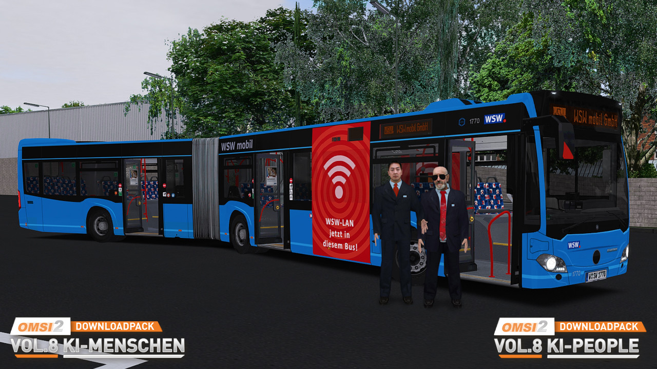 OMSI 2: Downloadpack Vol.8 – KI-Menschen