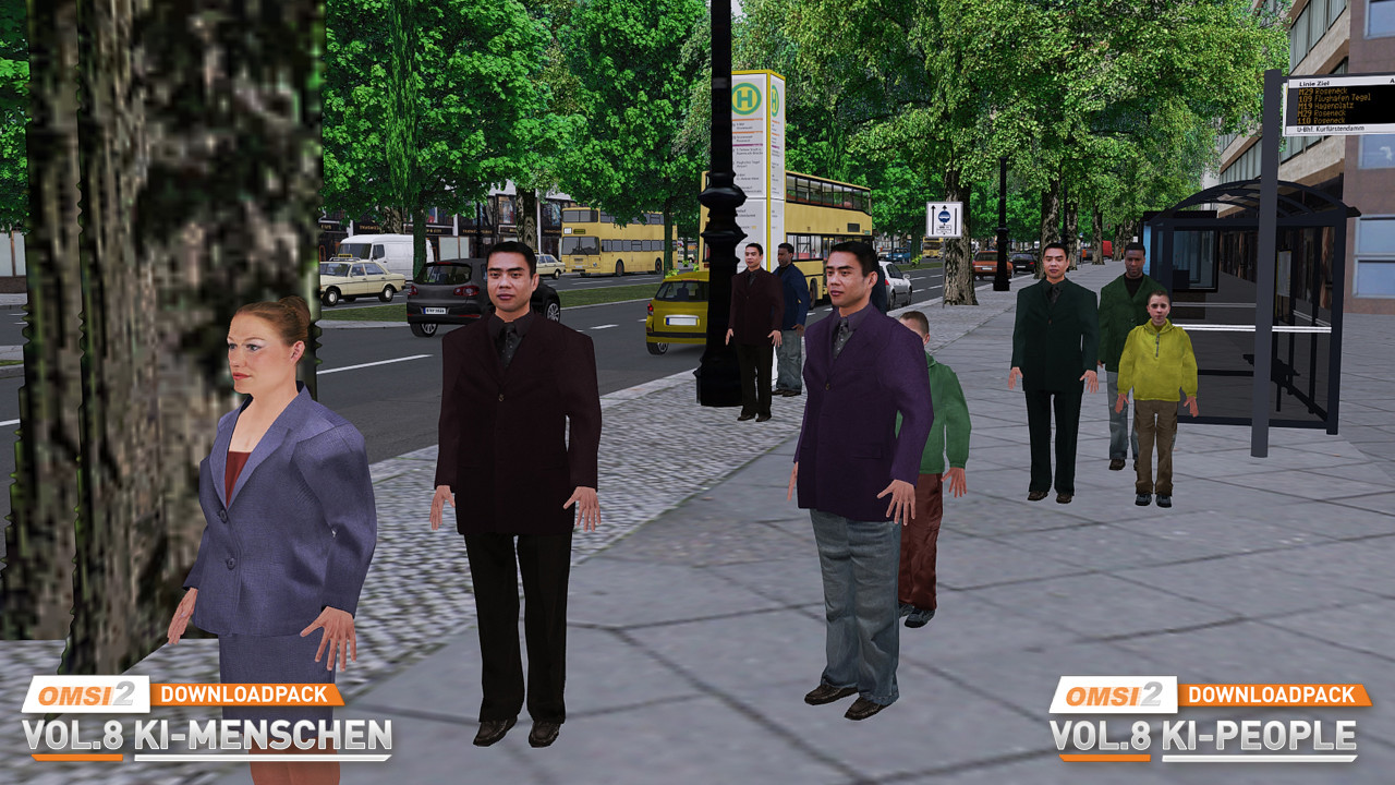 OMSI 2: Downloadpack Vol.8 – KI-Menschen