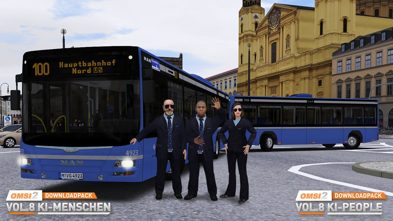 OMSI 2: Downloadpack Vol.8 – KI-Menschen