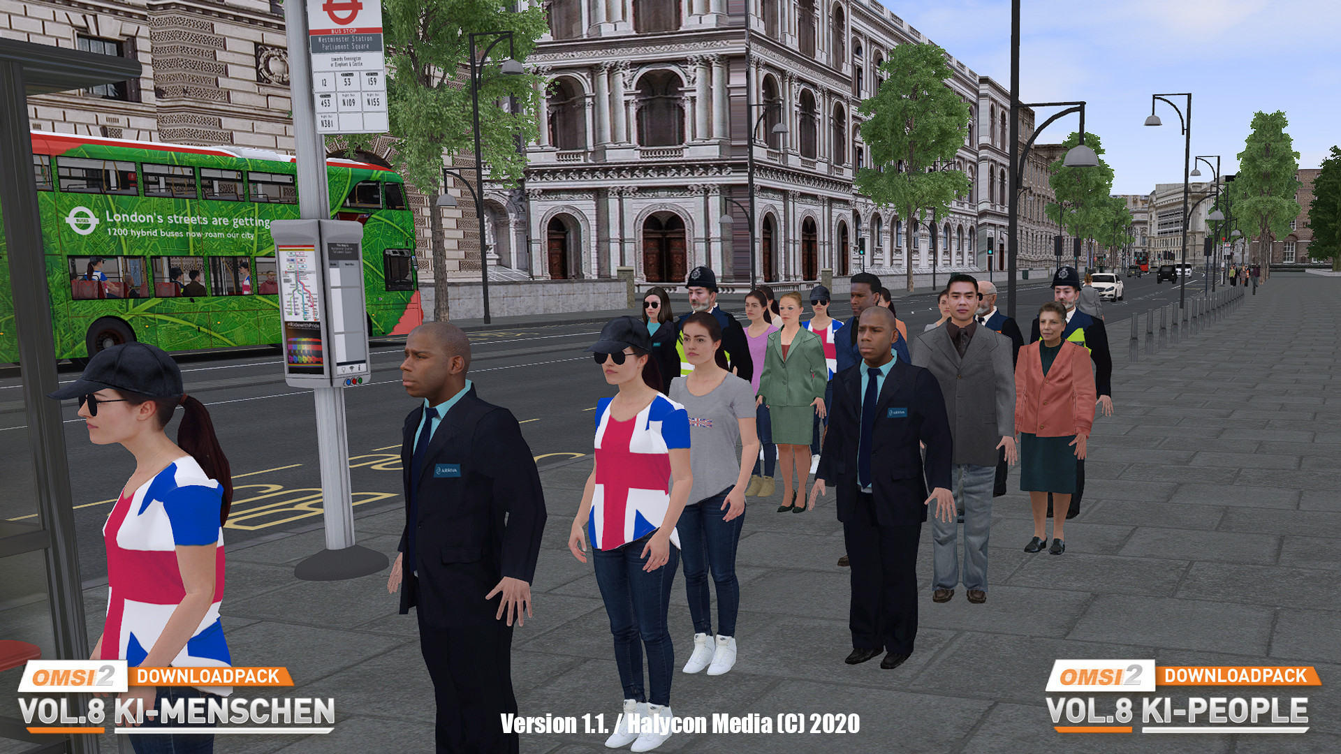 OMSI 2: Downloadpack Vol.8 – KI-Menschen