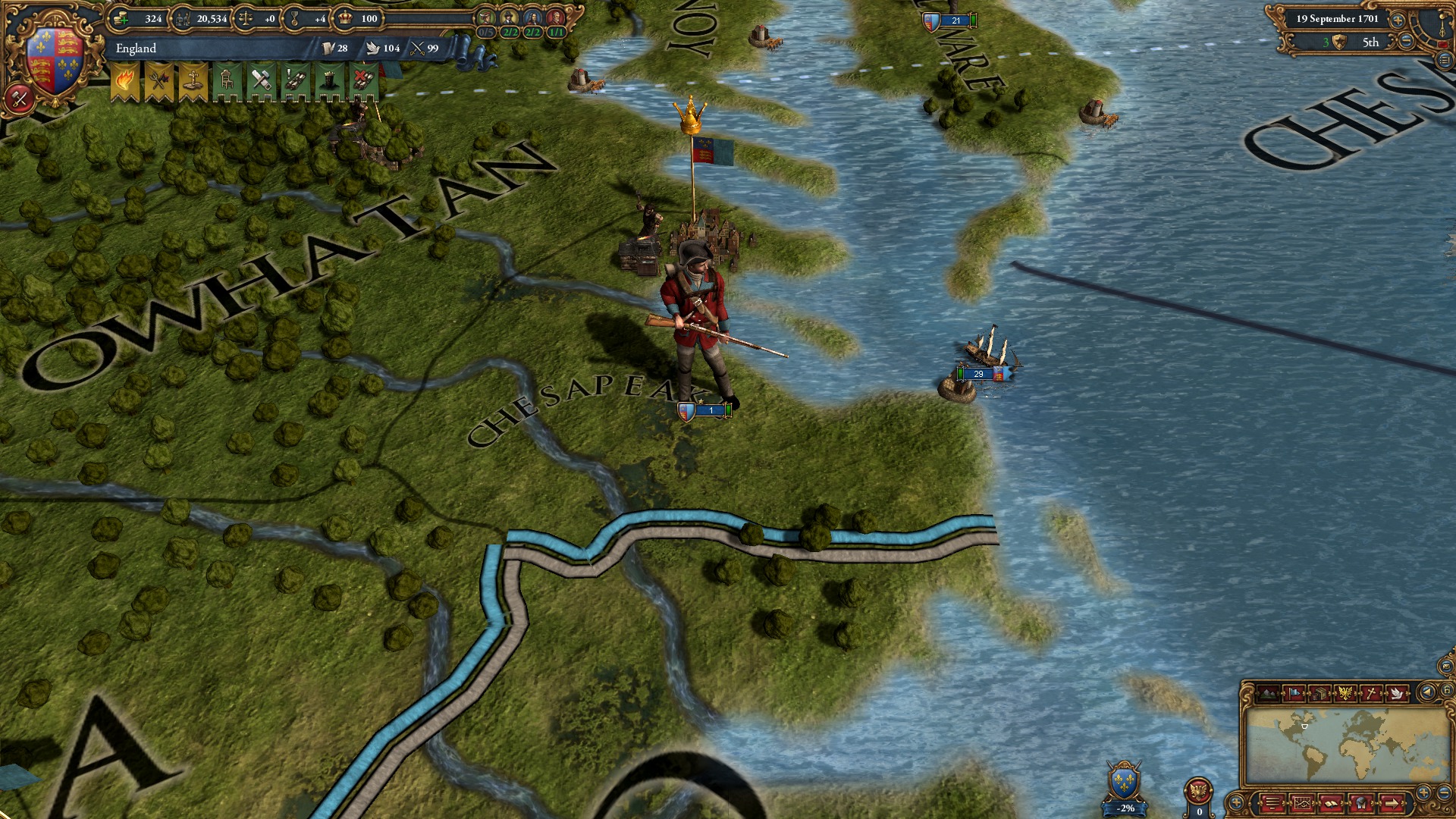 Europa Universalis IV: Colonial British and French Unit Pack