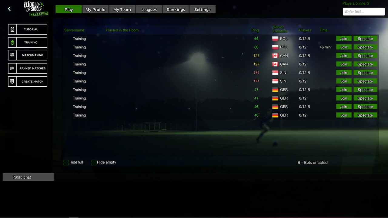 World of Soccer Reloaded