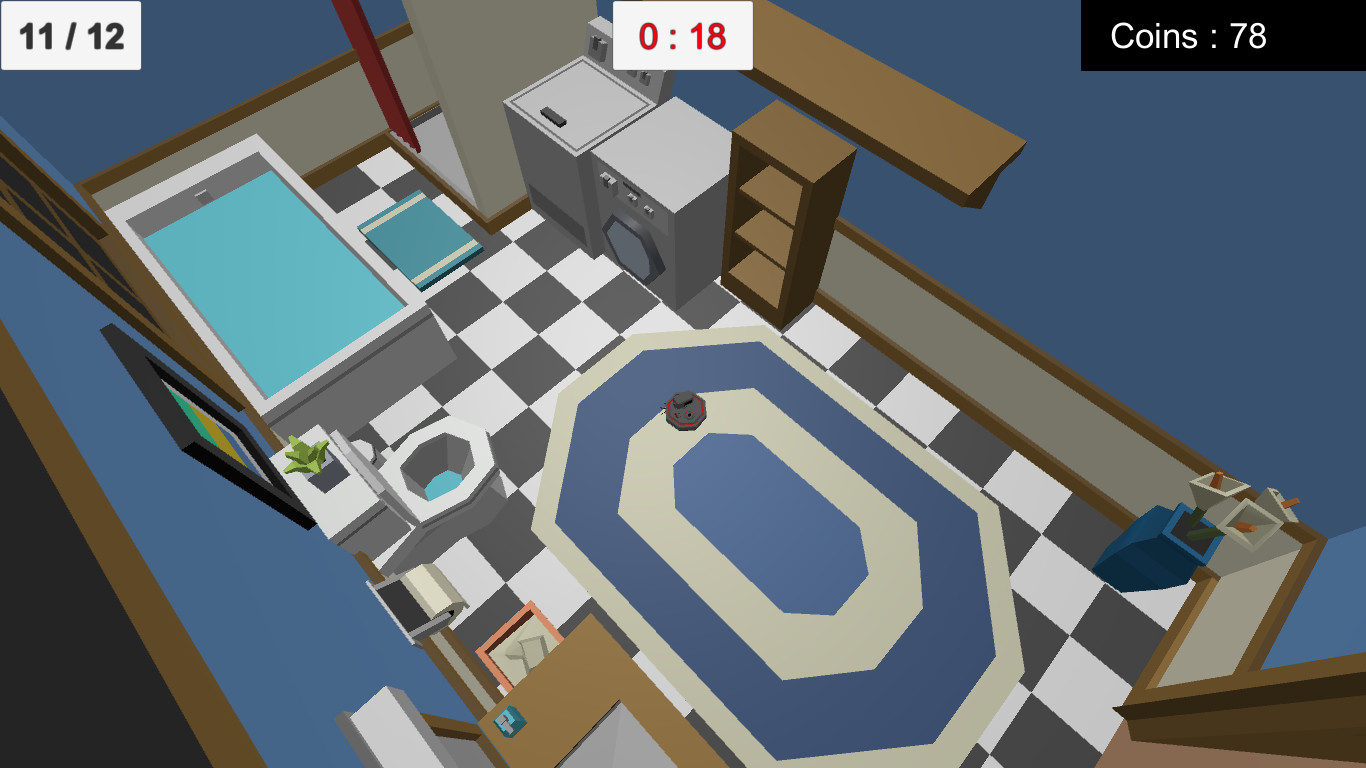 Aggressive Robot Vacuum