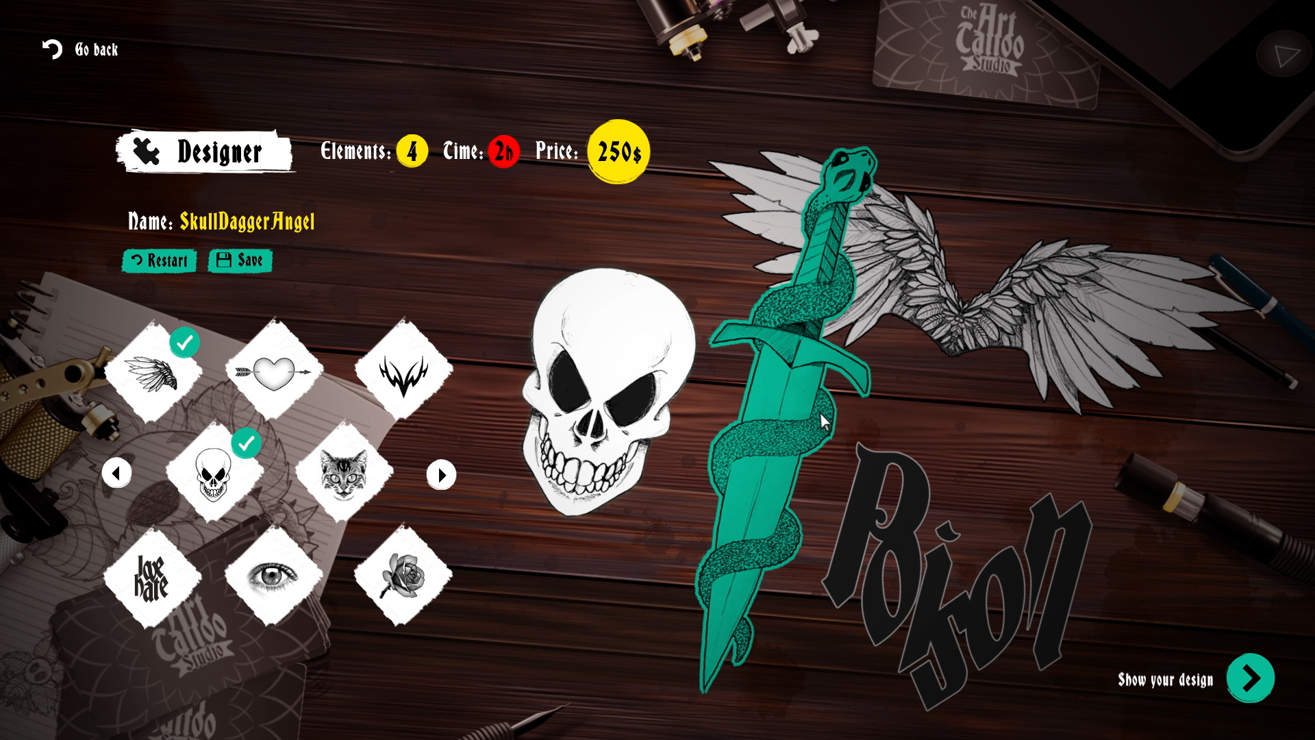 Ink Studio: Tattoo Artist Simulator