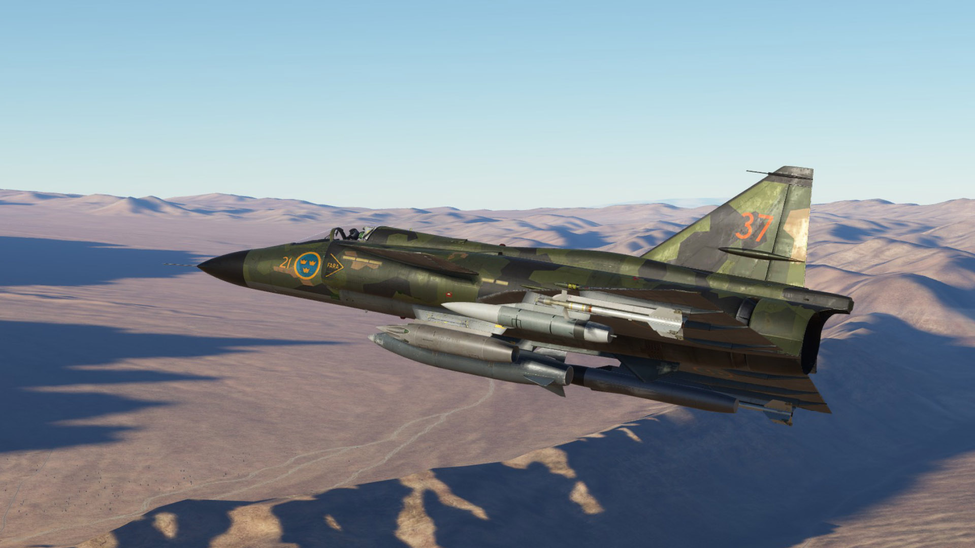 DCS World: AJS-37 Viggen – 16-2 Red Flag Campaign