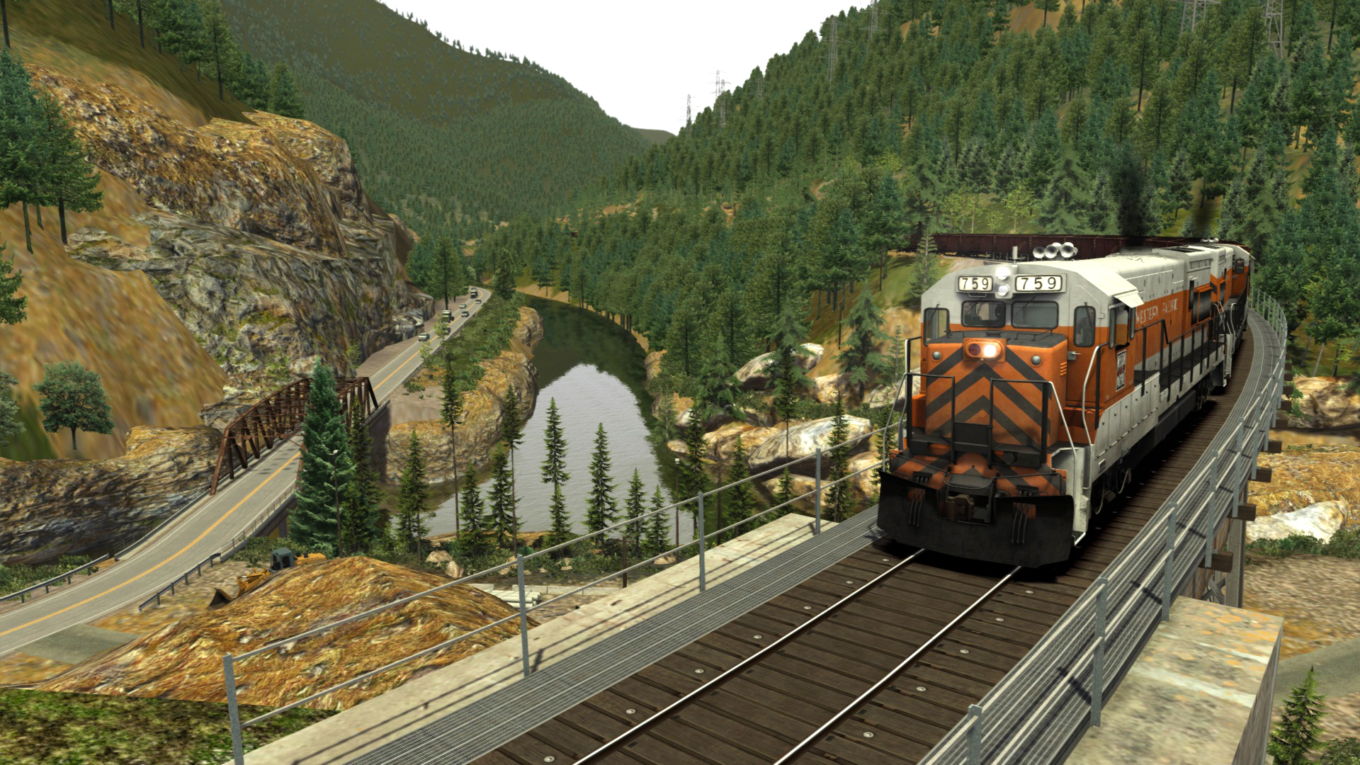 Train Simulator: Feather River Canyon Route Add-On