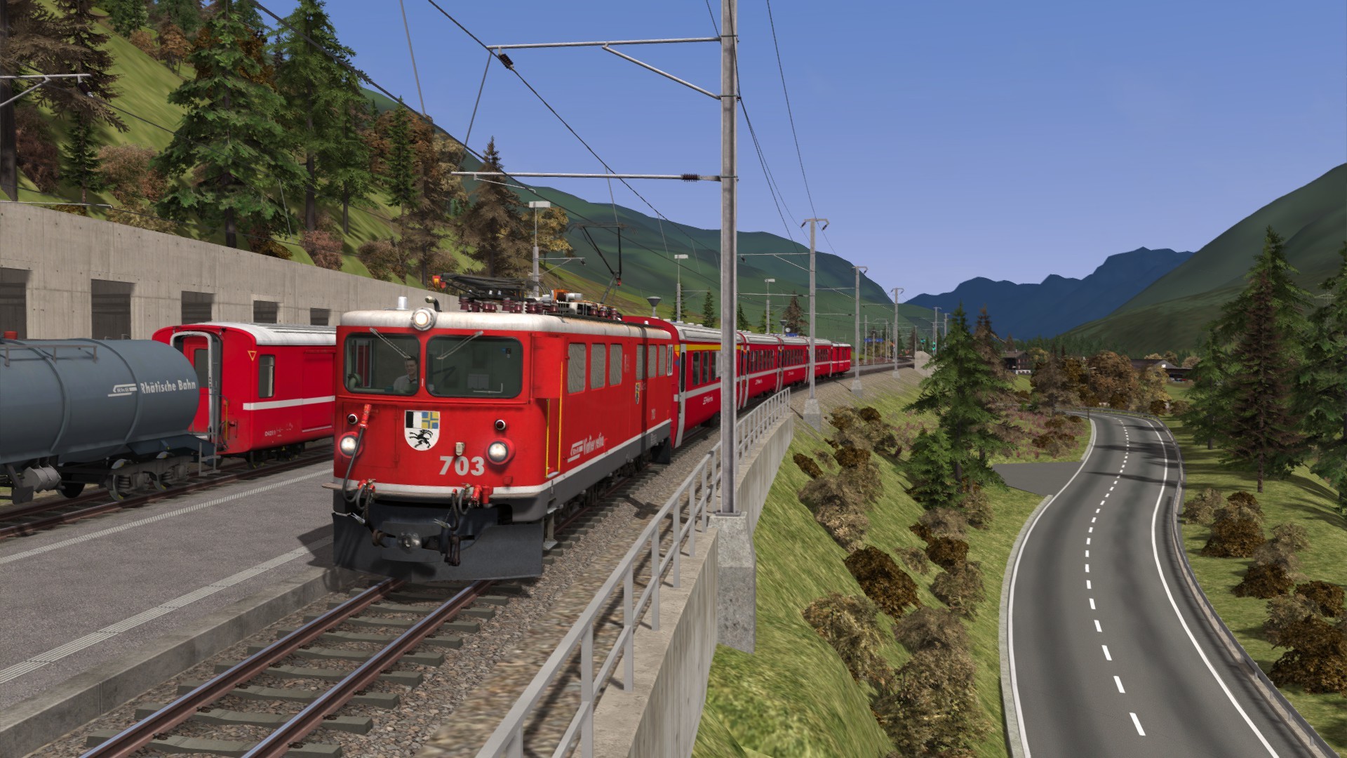 Train Simulator: Engadin Linie: Pontresina – Scuol-Tarasp Route Add-On