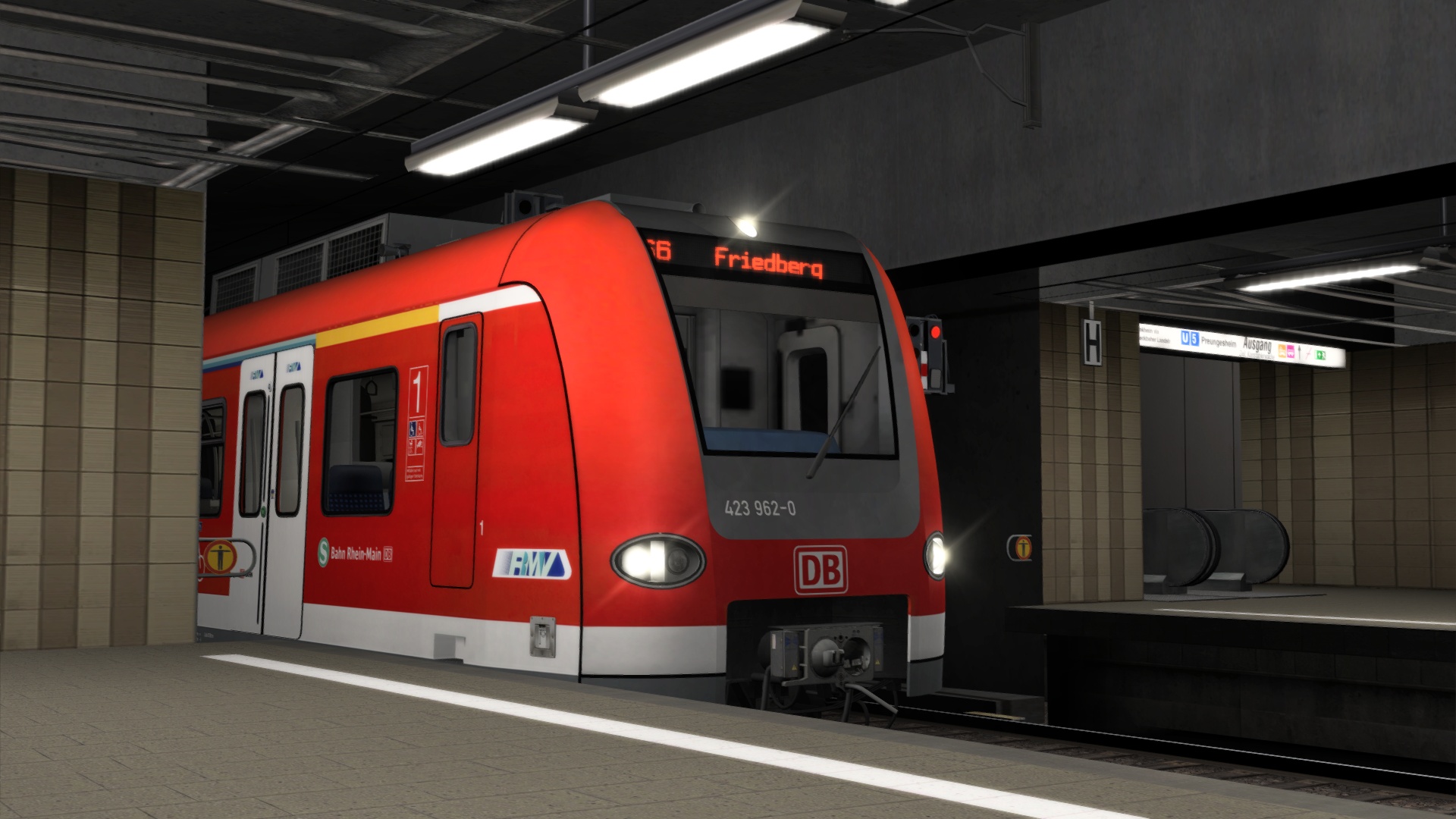 Train Simulator: Frankfurt S-Bahn Rhein Main Route Add-On