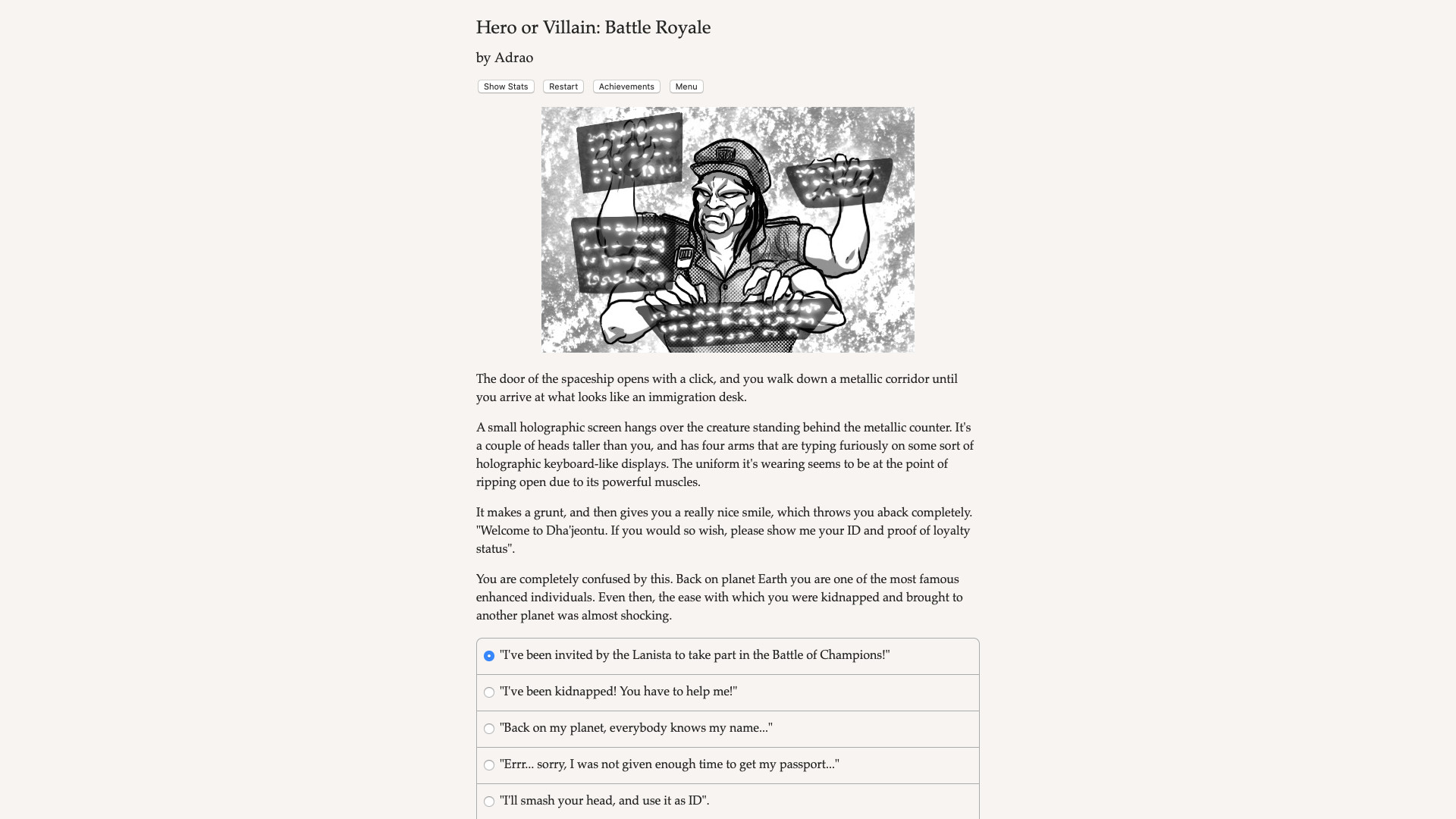 Hero or Villain: Battle Royale