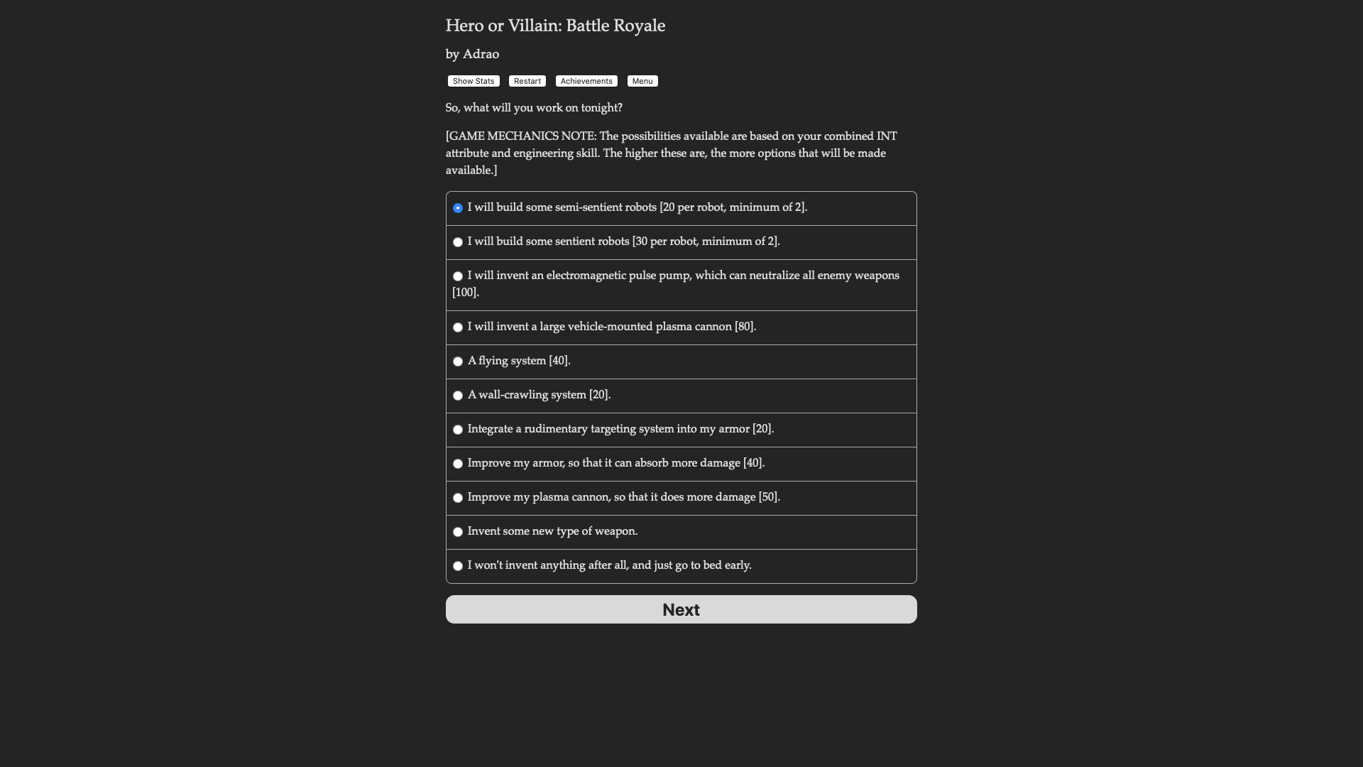 Hero or Villain: Battle Royale
