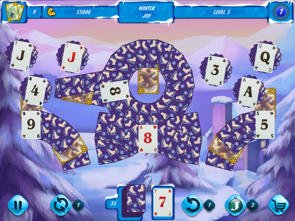 Solitaire Jack Frost: Winter Adventures 2