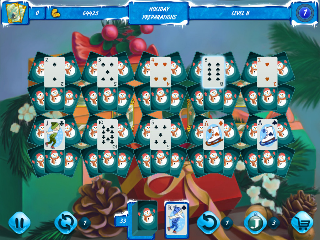 Solitaire Jack Frost: Winter Adventures 2