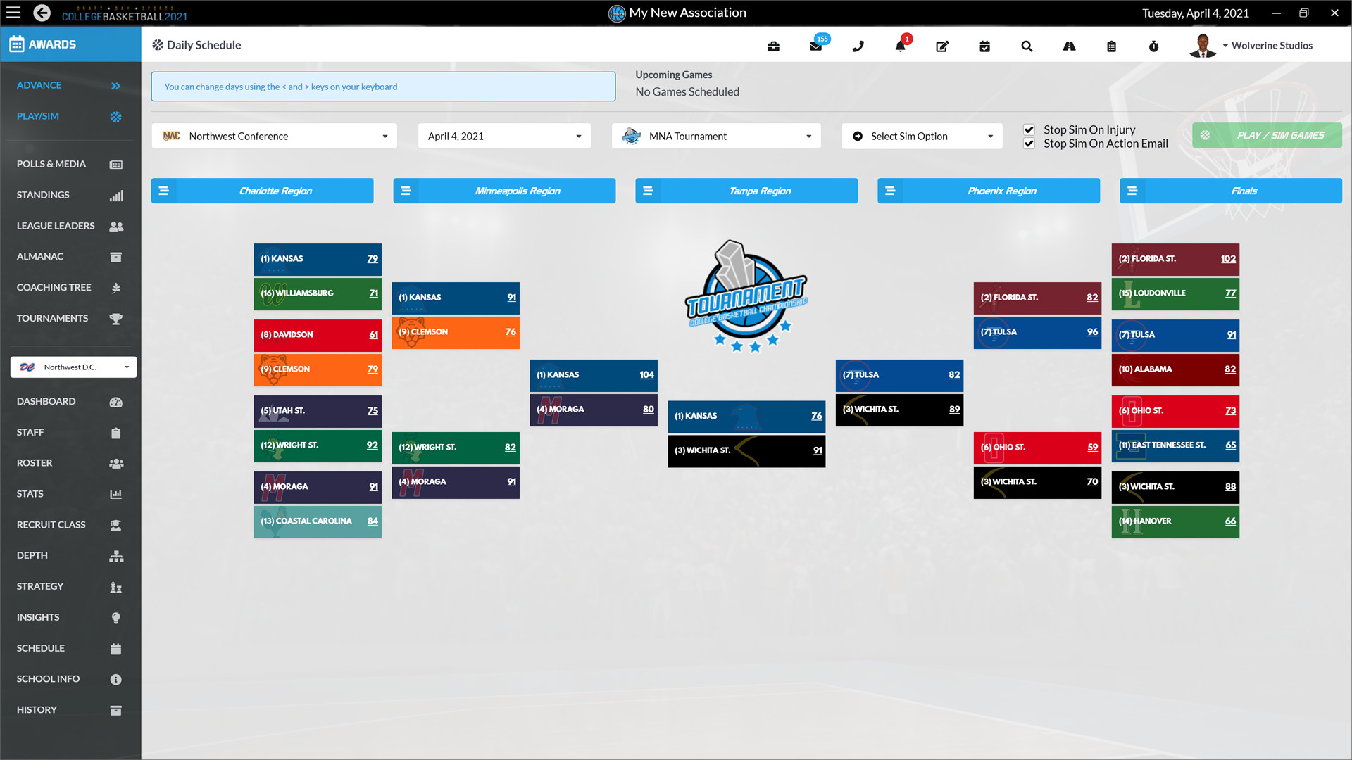 Draft Day Sports: College Basketball 2021