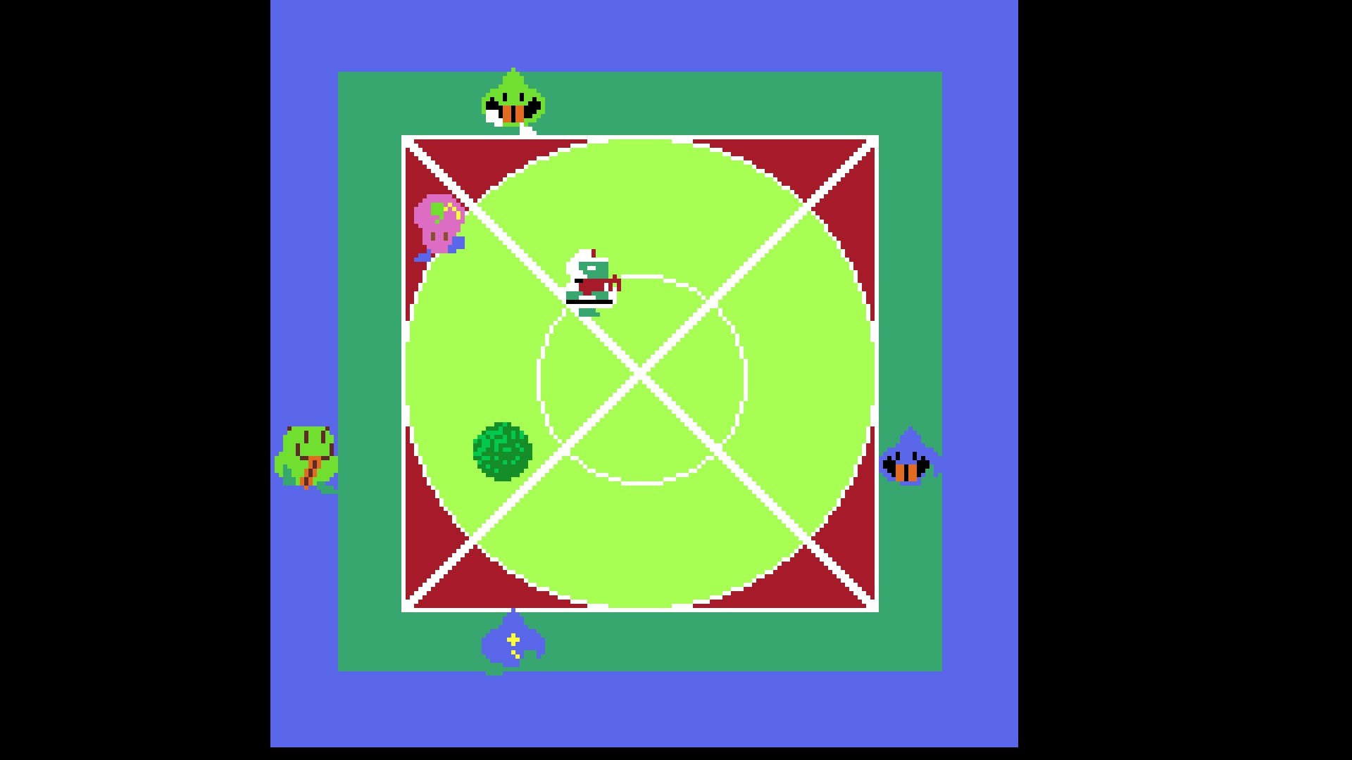 The Tower of TigerQiuQiu: 4-way Dodge the ball