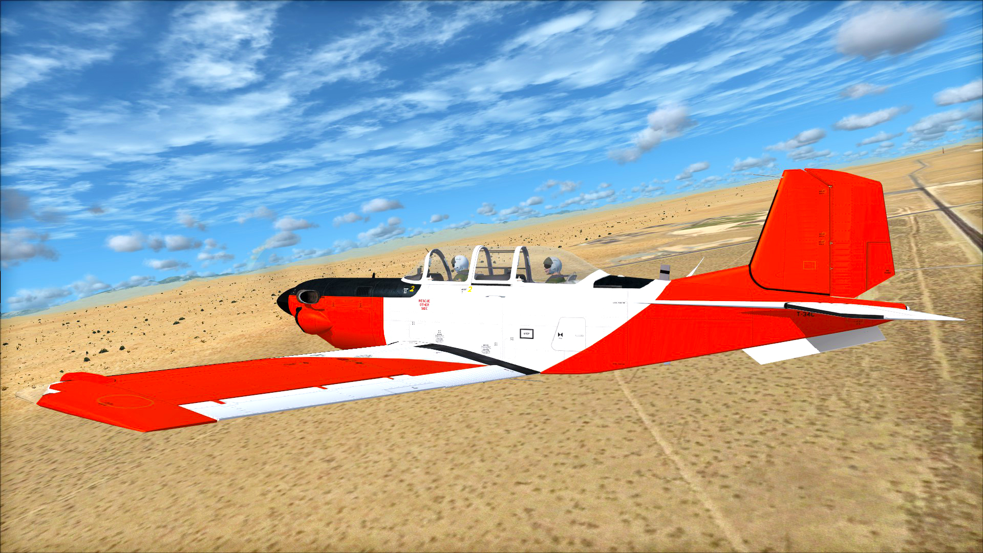 Microsoft Flight Simulator X: Steam Edition – Beechcraft T-34C Turbo Mentor