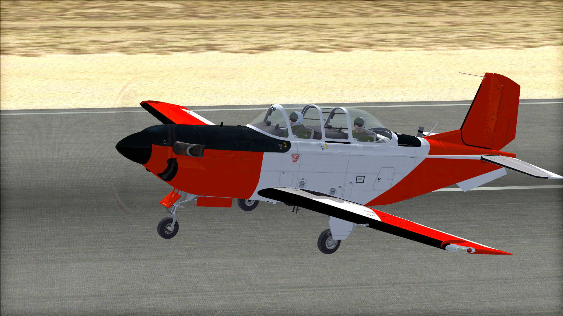 Microsoft Flight Simulator X: Steam Edition – Beechcraft T-34C Turbo Mentor