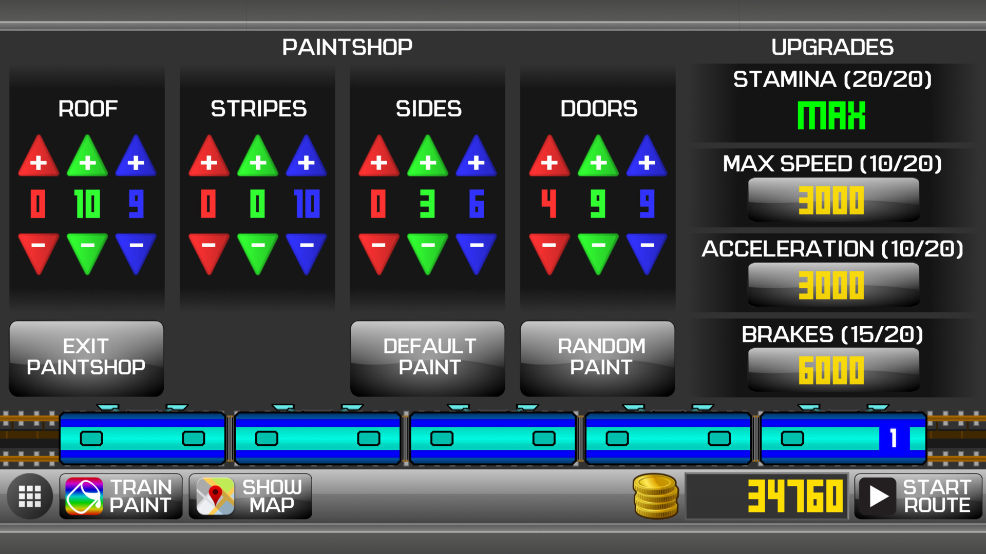 Subway Train Simulator 2D