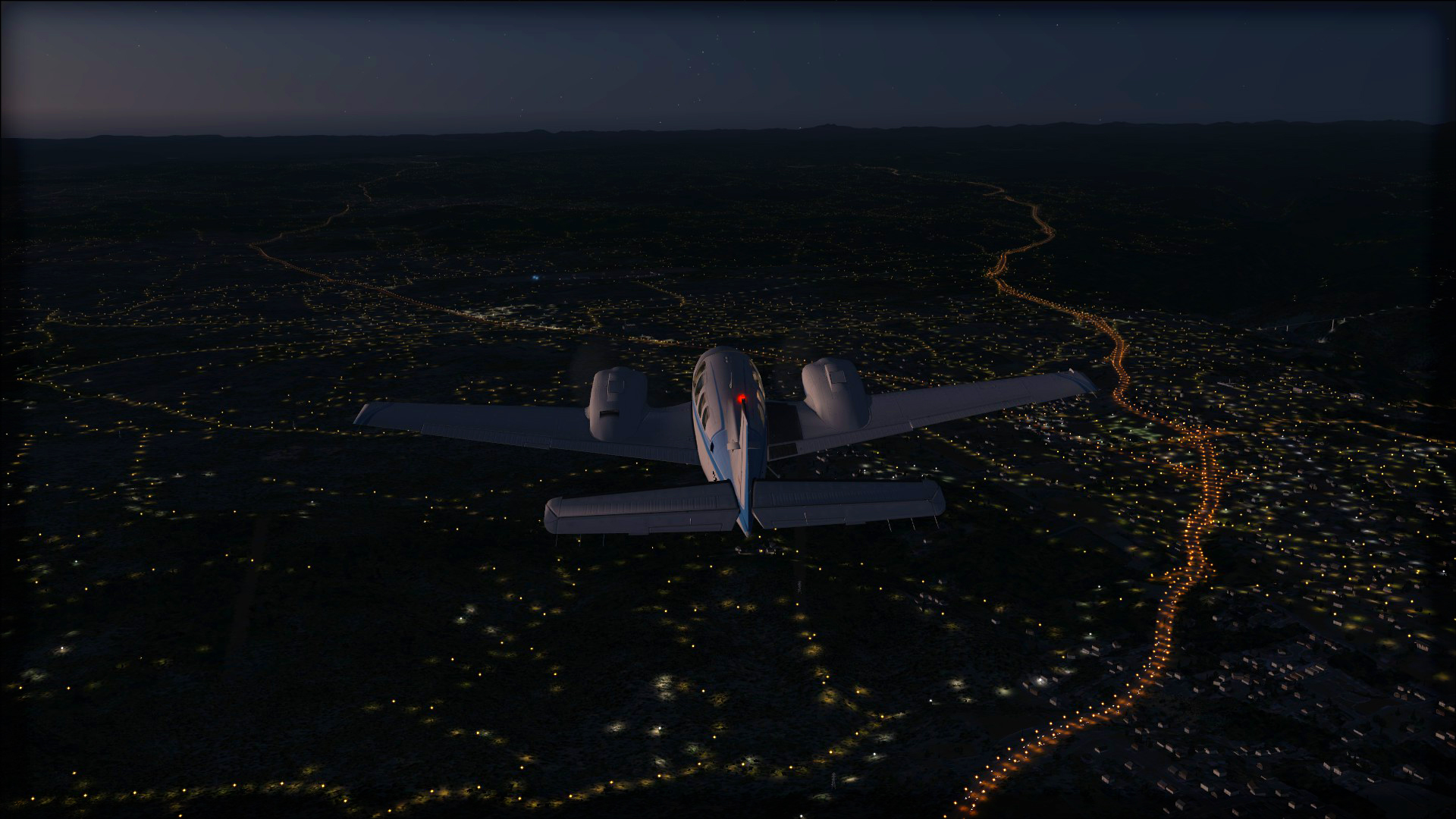 Microsoft Flight Simulator X: Steam Edition – Night Environment: California