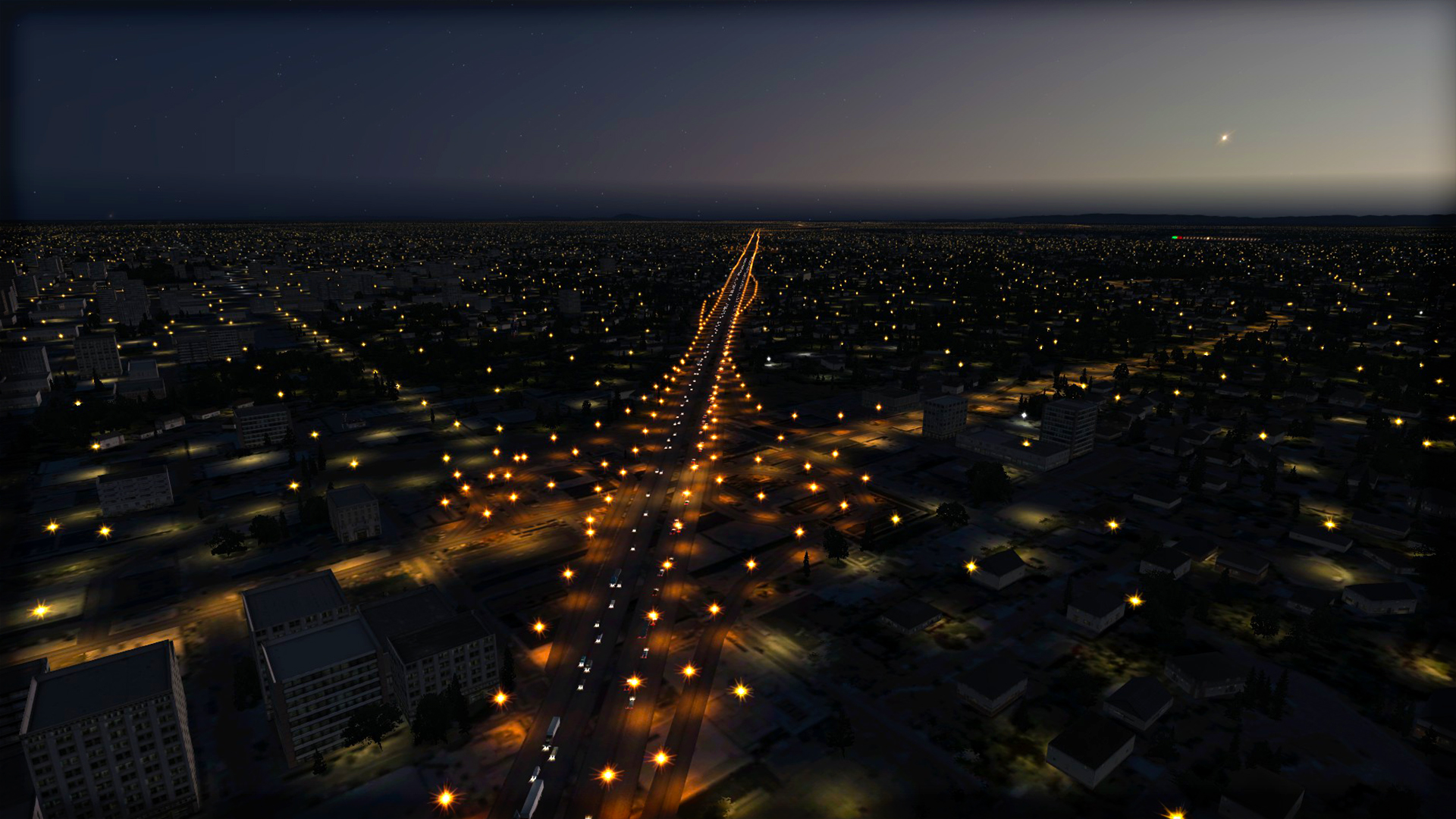 Microsoft Flight Simulator X: Steam Edition – Night Environment: California