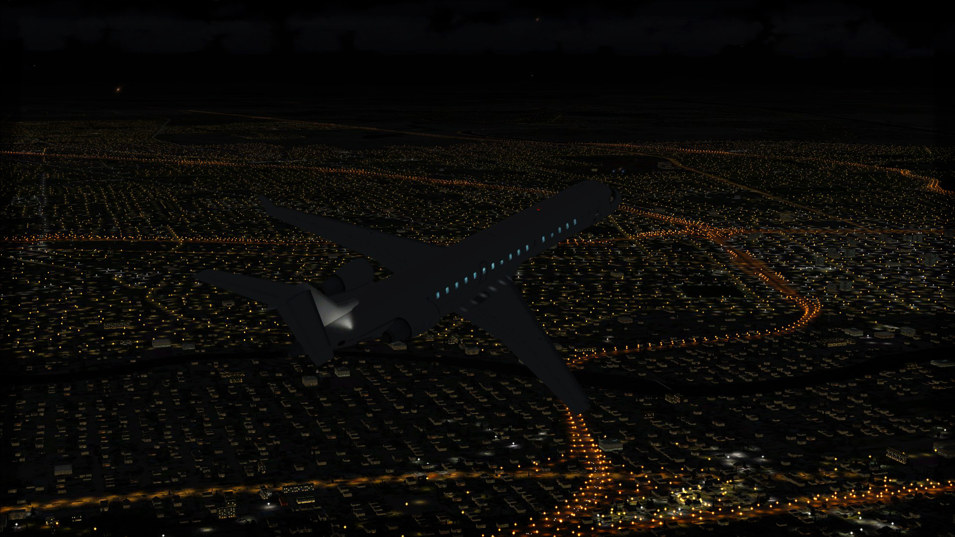 Microsoft Flight Simulator X: Steam Edition – Night Environment: California