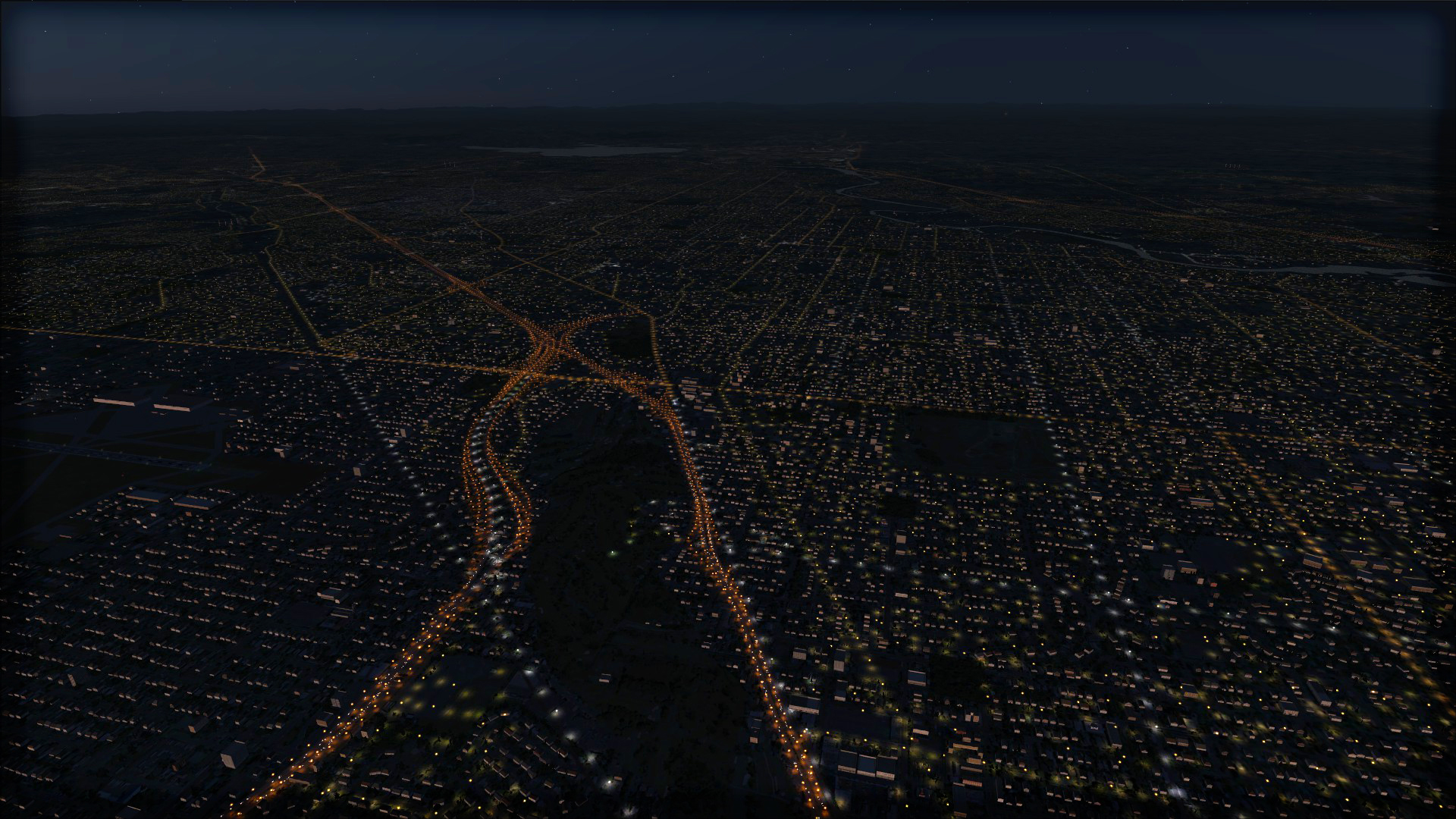 Microsoft Flight Simulator X: Steam Edition – Night Environment: California