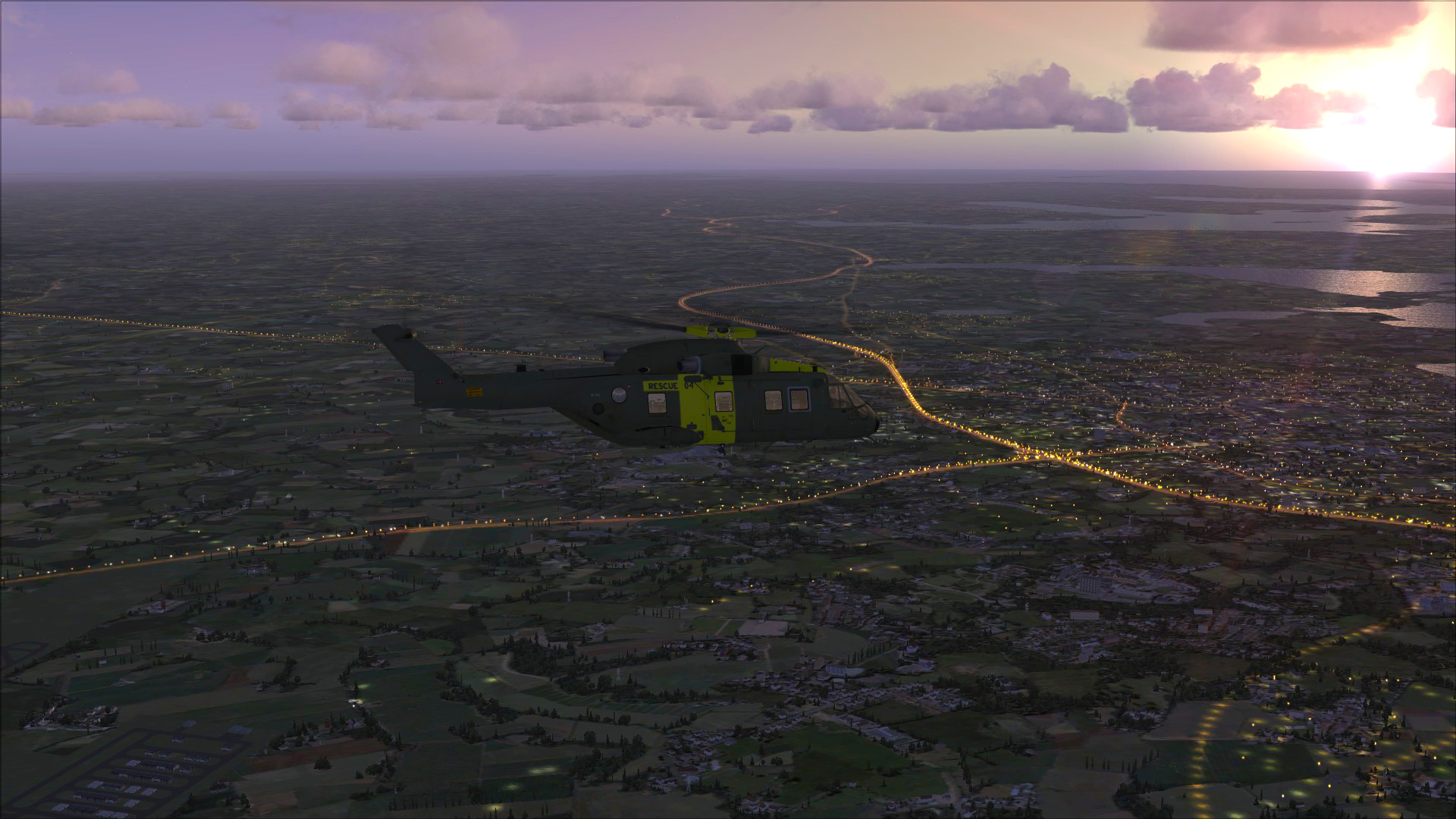 Microsoft Flight Simulator X: Steam Edition – Night Environment Denmark