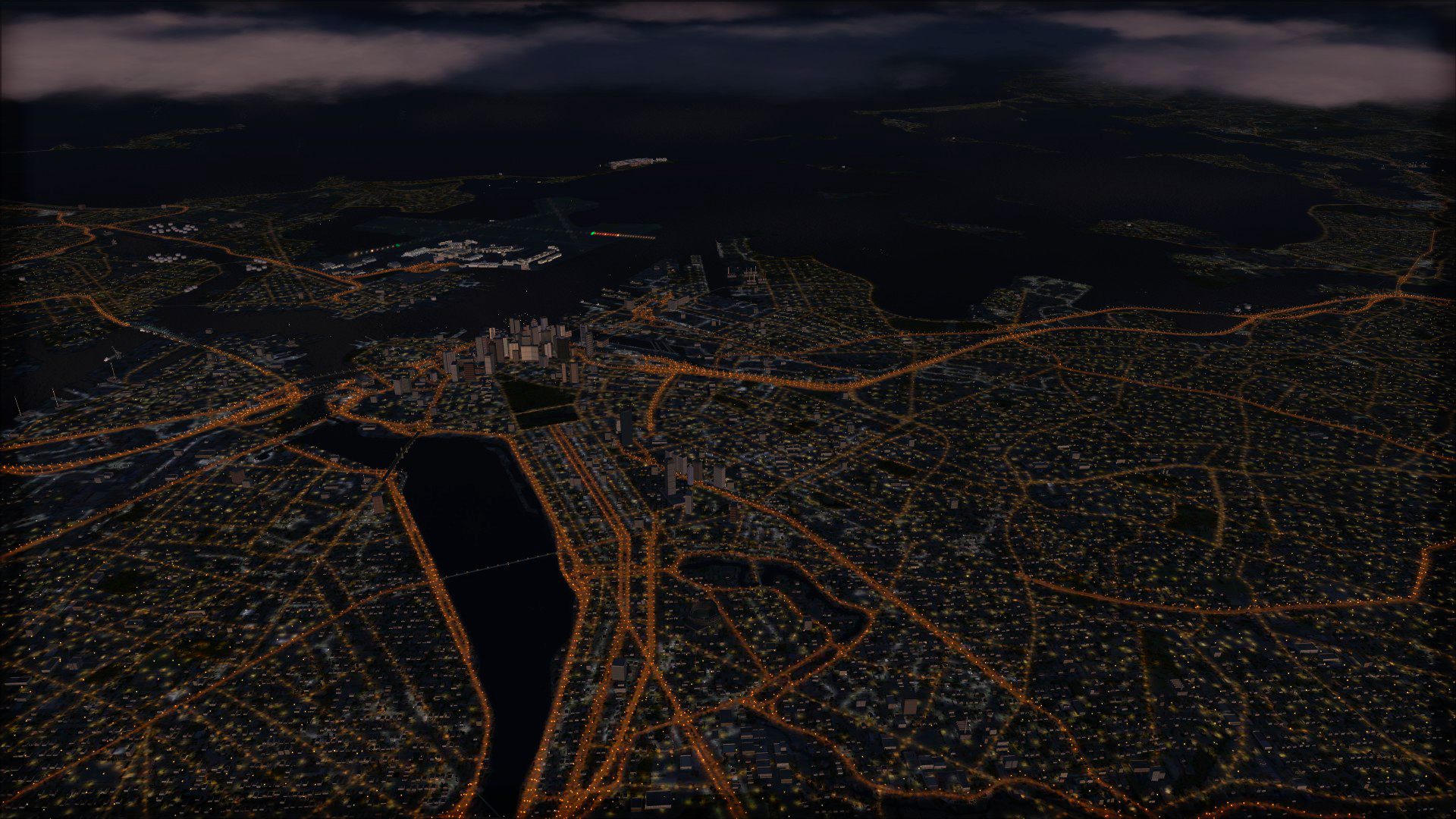 Microsoft Flight Simulator X: Steam Edition – Night Environment: Massachusetts
