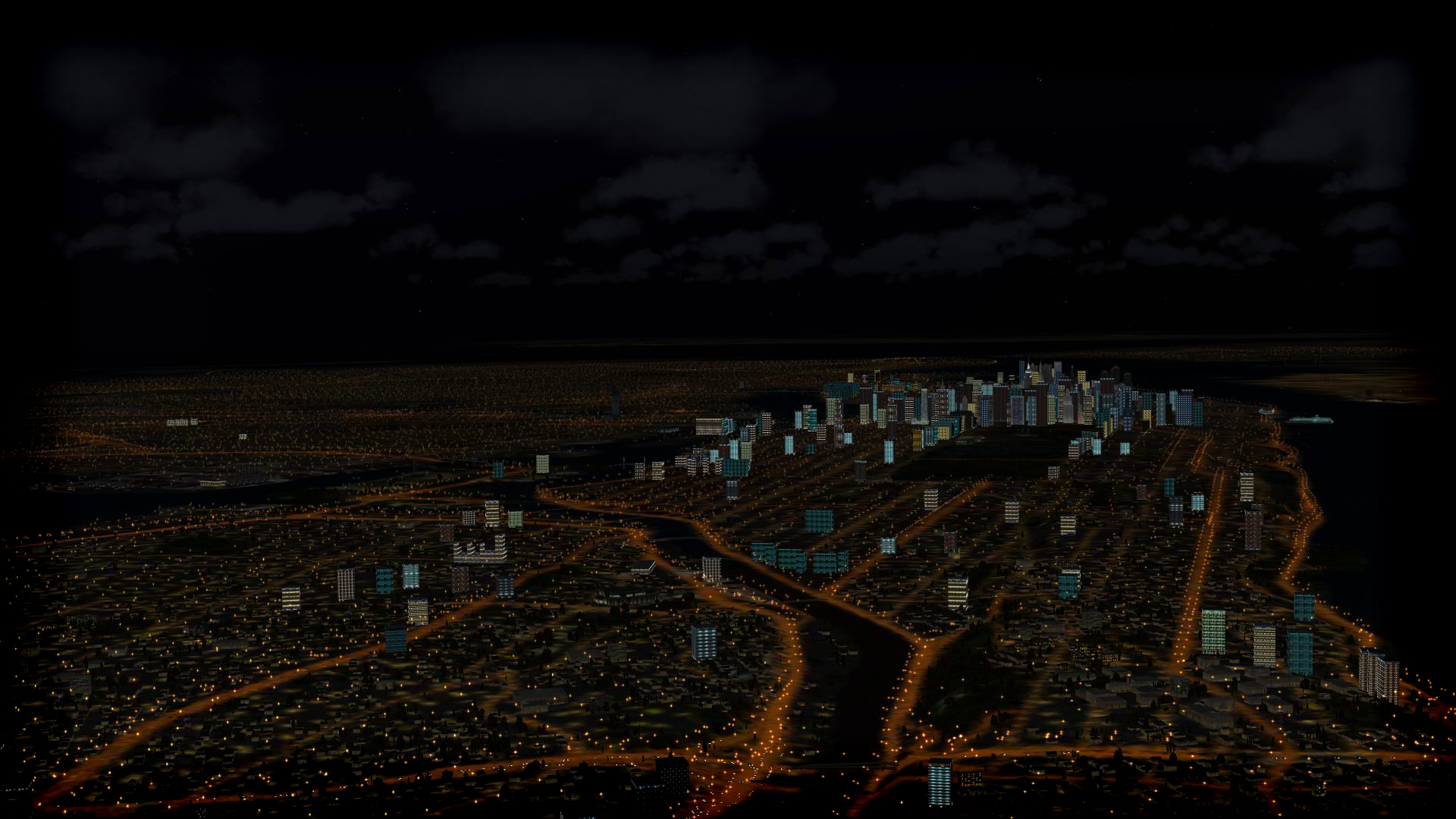 Microsoft Flight Simulator X: Steam Edition – Night Environment: New York