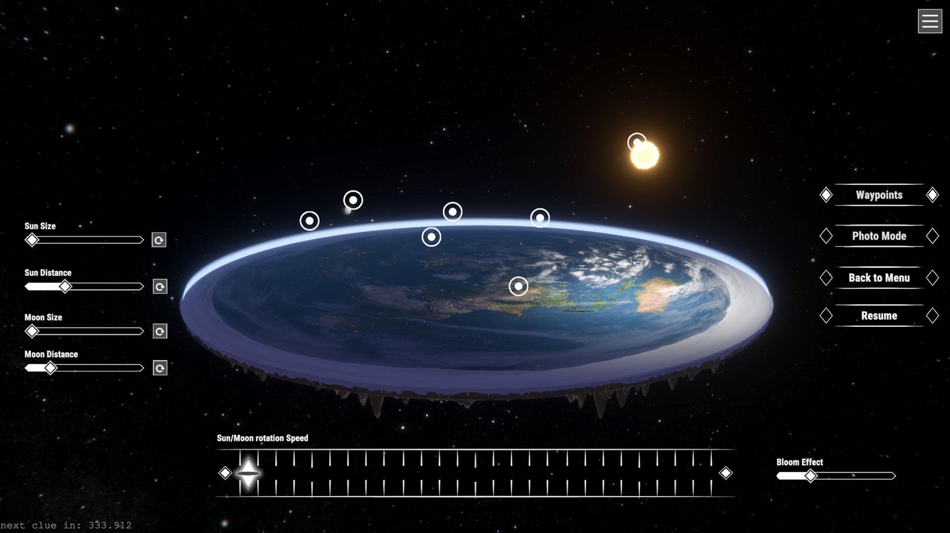 Flat Earth Simulator