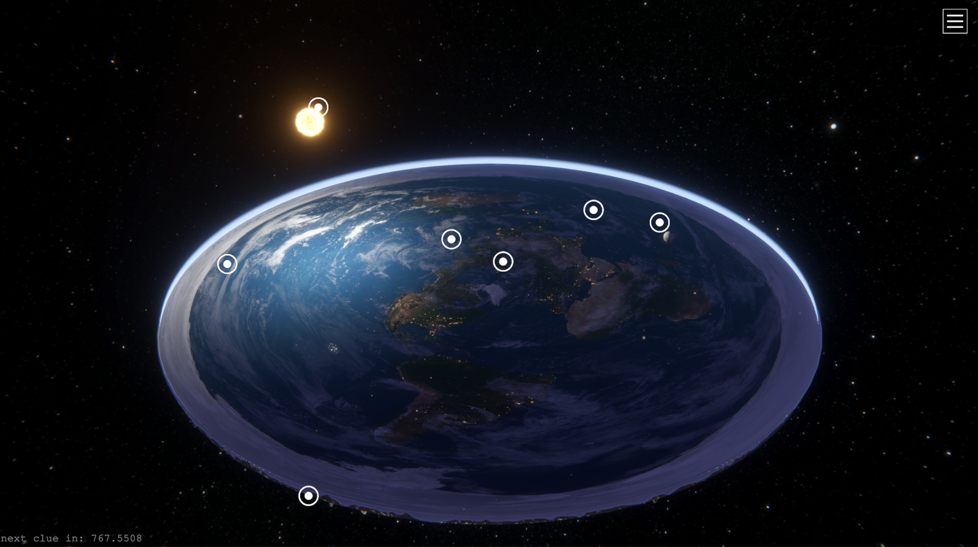 Flat Earth Simulator