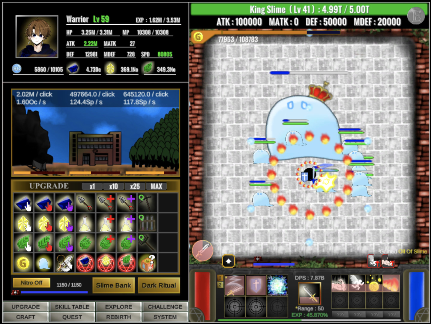 Incremental Epic Hero