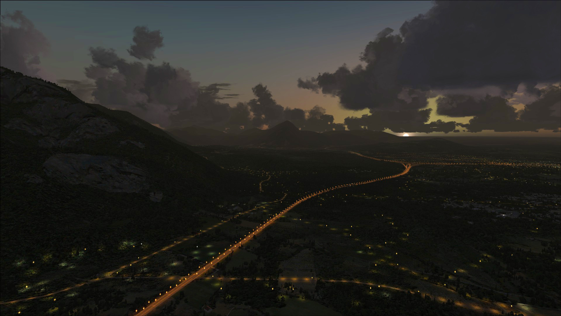 Microsoft Flight Simulator X: Steam Edition – Night Environment: Alps