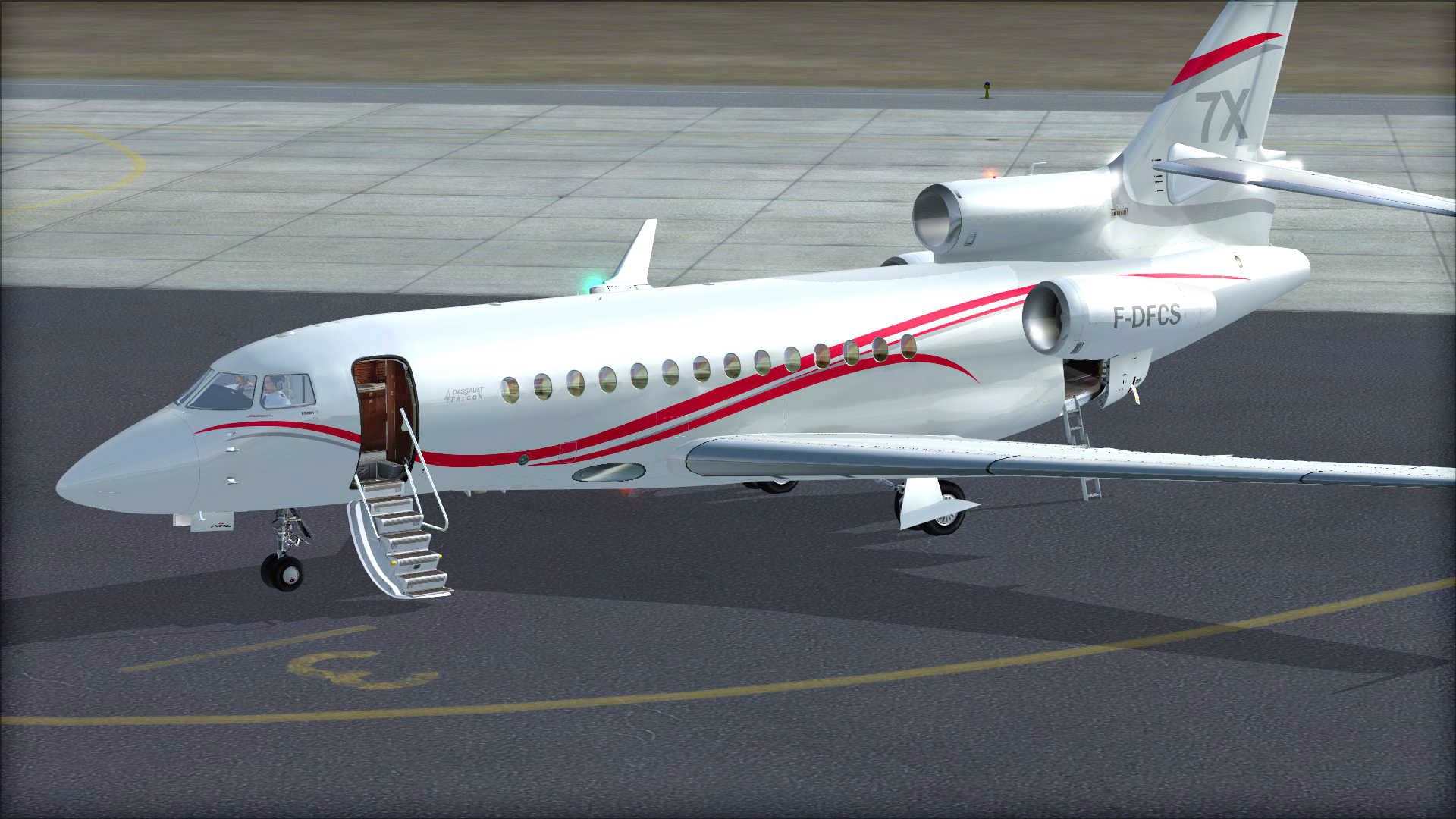 Microsoft Flight Simulator X: Steam Edition – Falcon 7X