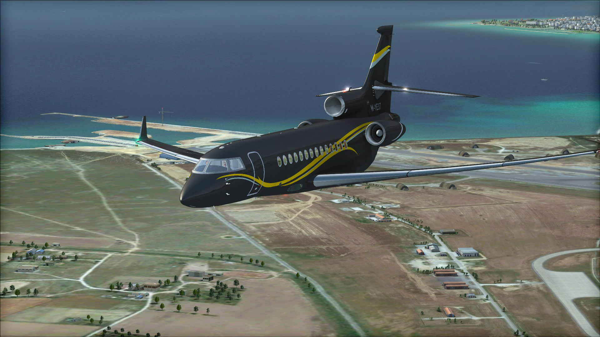 Microsoft Flight Simulator X: Steam Edition – Falcon 7X