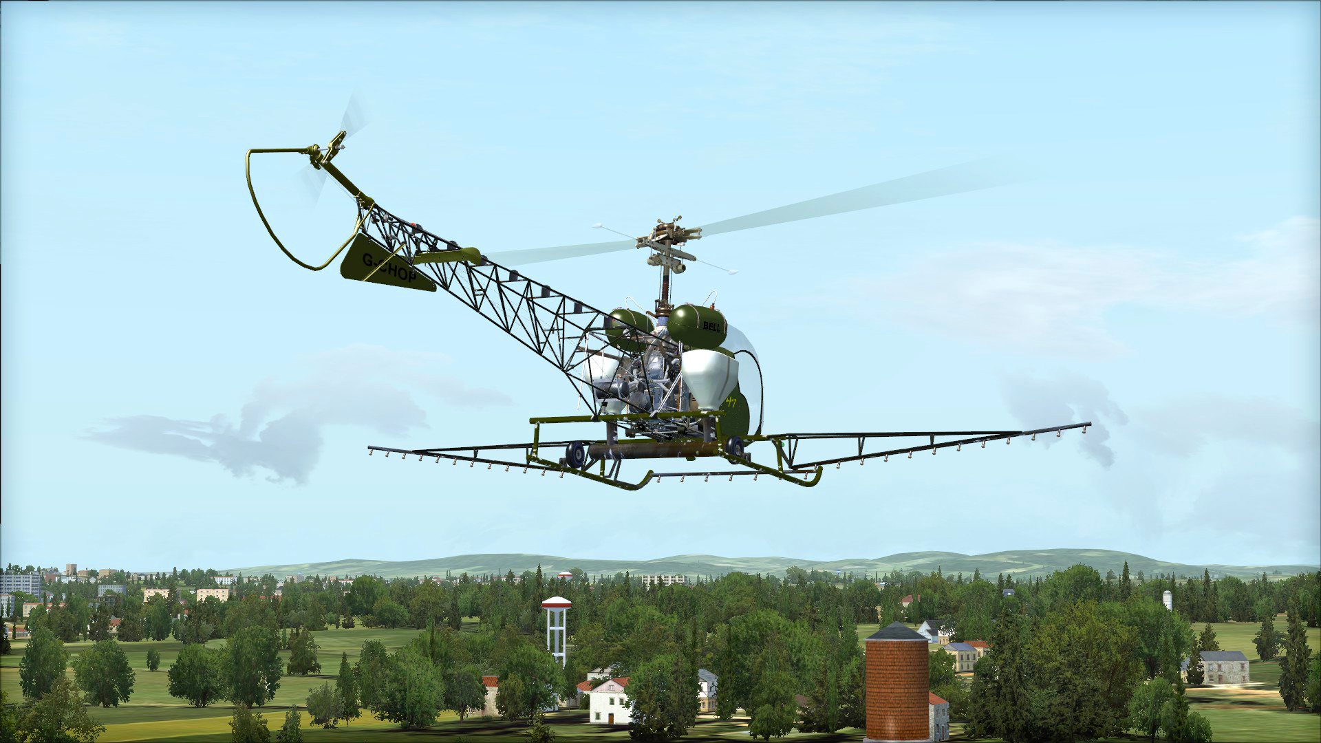 Microsoft Flight Simulator X: Steam Edition – Bell 47