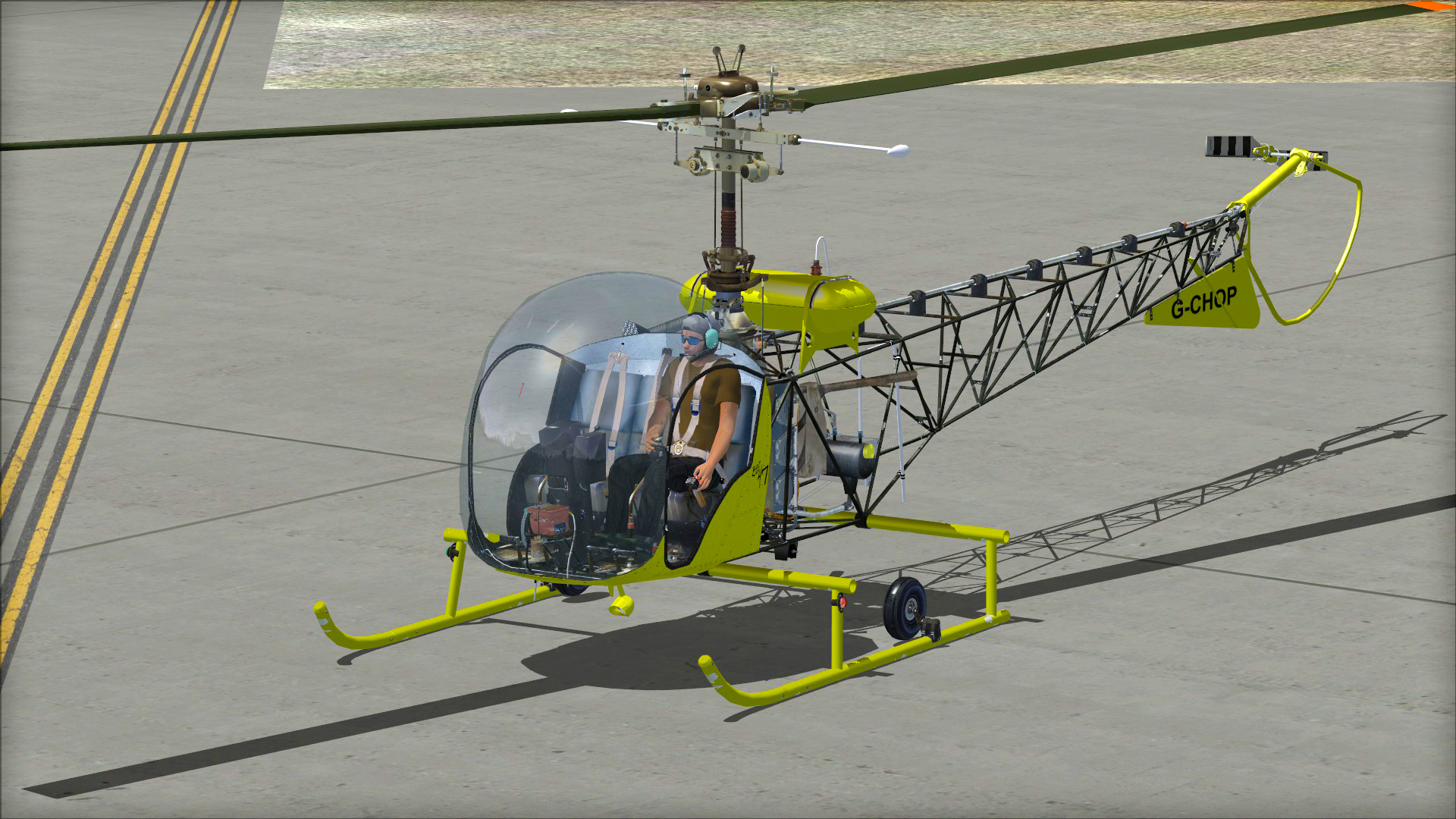 Microsoft Flight Simulator X: Steam Edition – Bell 47