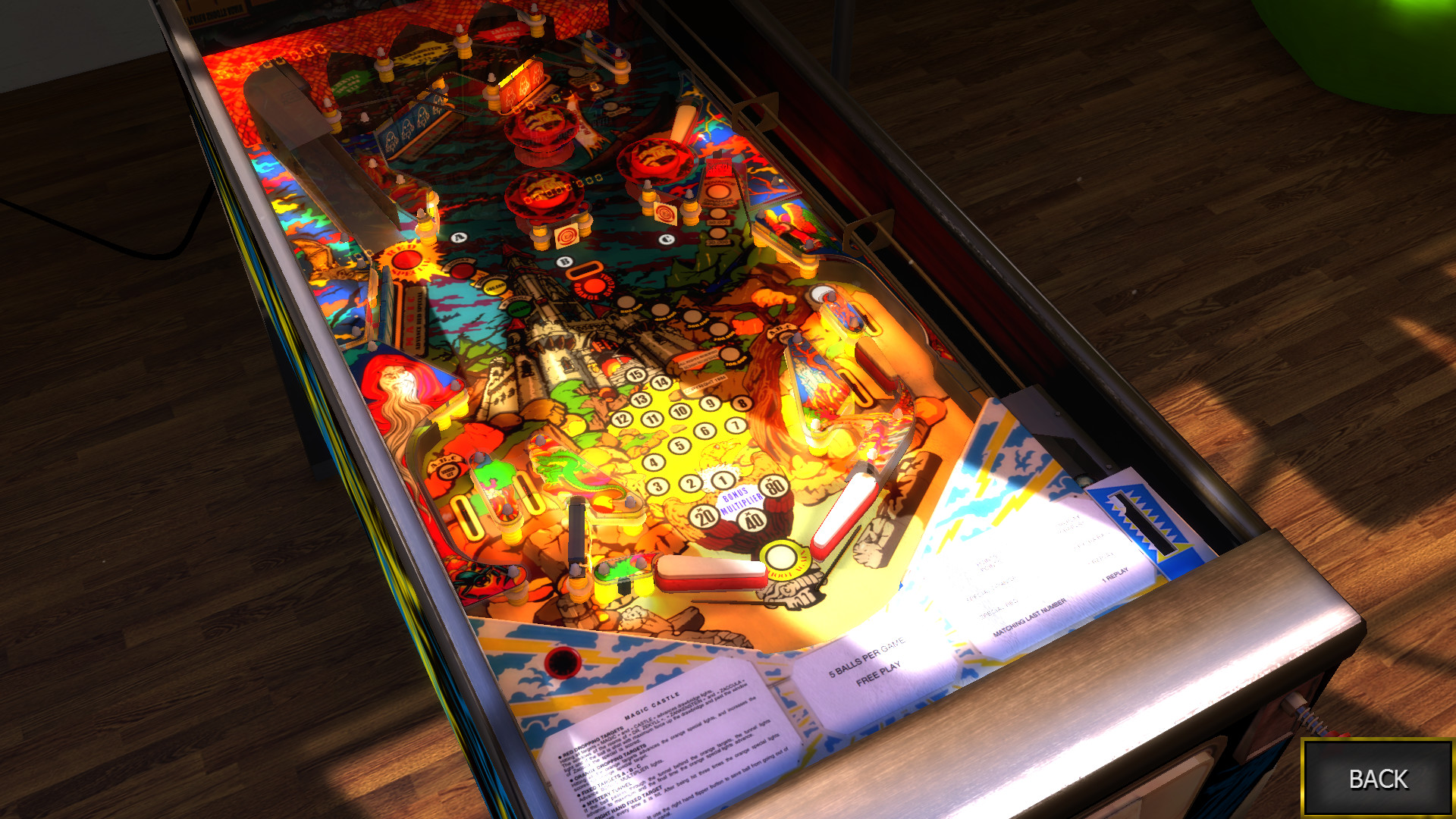 Zaccaria Pinball: Magic Castle Table