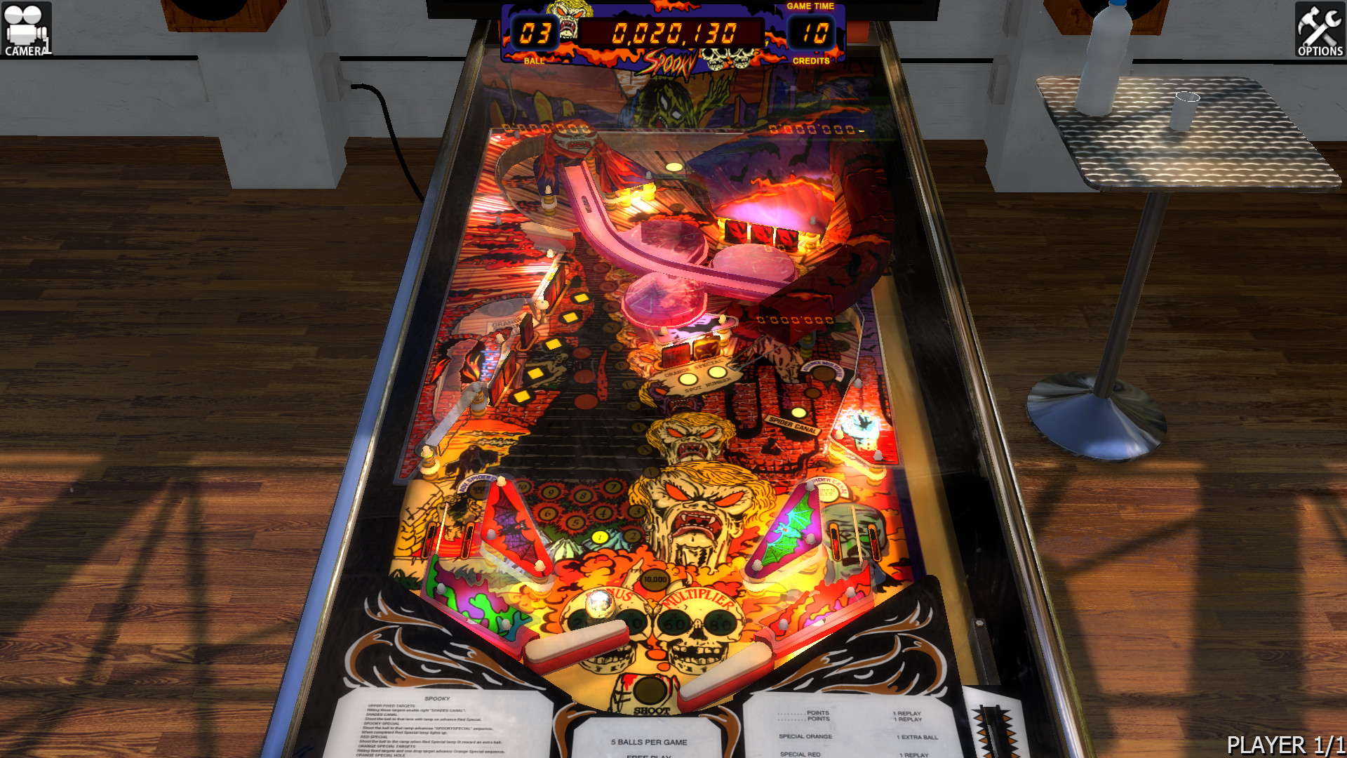 Zaccaria Pinball: Spooky Table