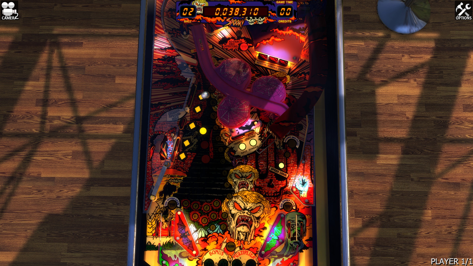 Zaccaria Pinball: Spooky Table