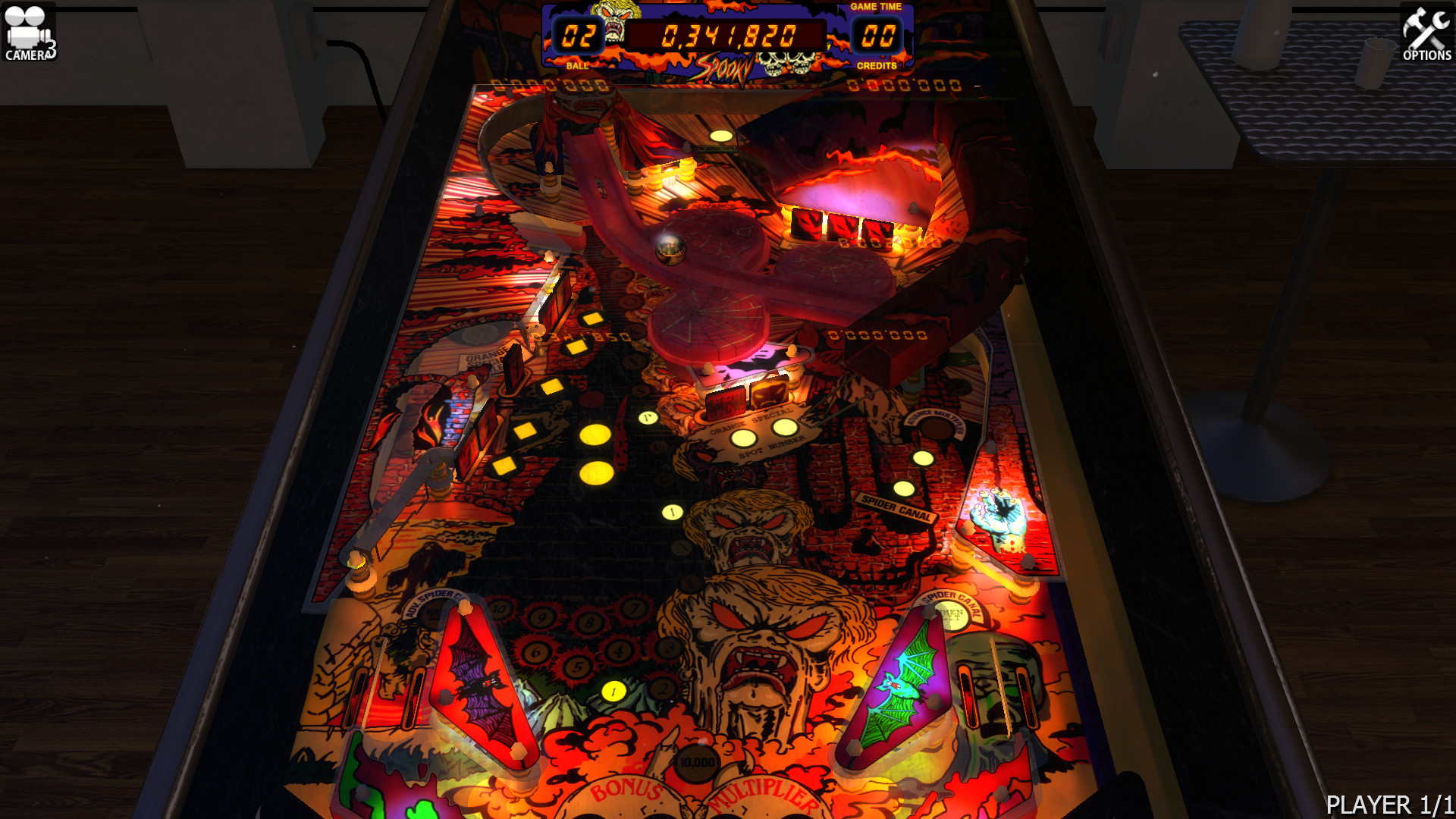 Zaccaria Pinball: Spooky Table