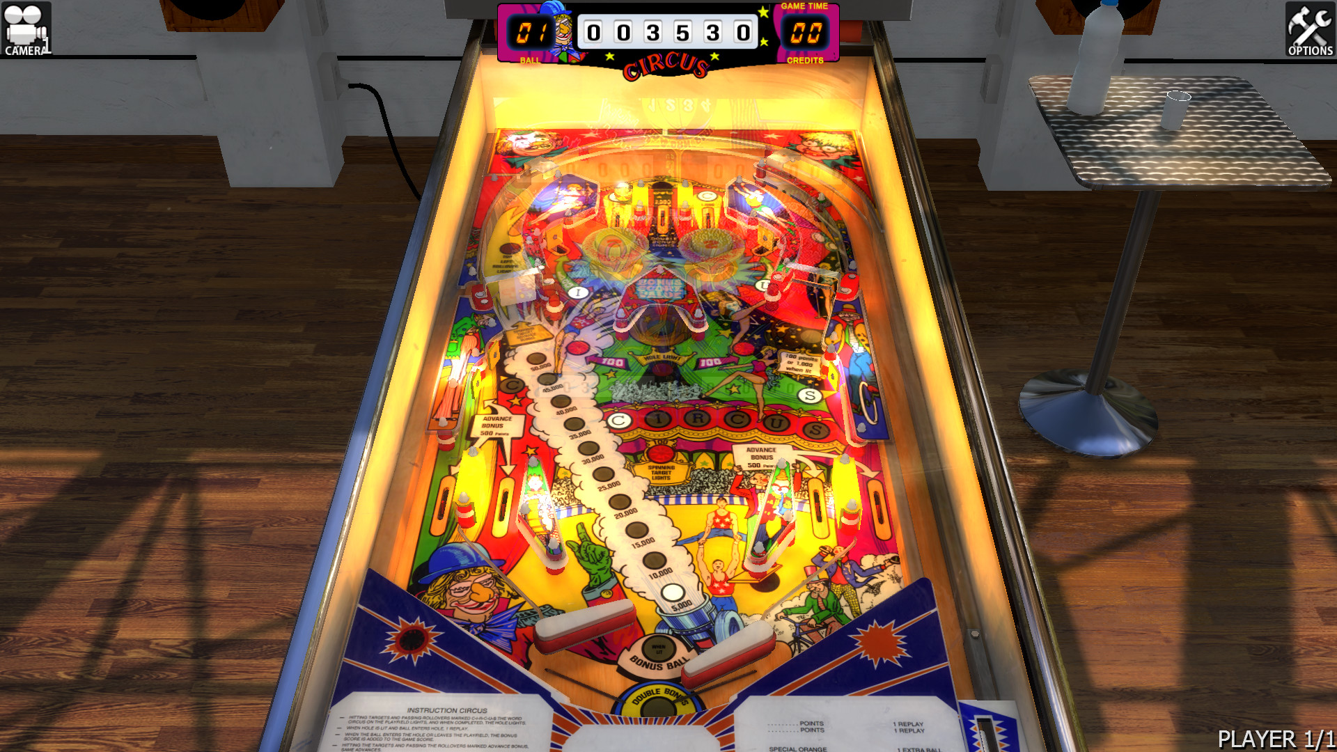 Zaccaria Pinball: Circus Table