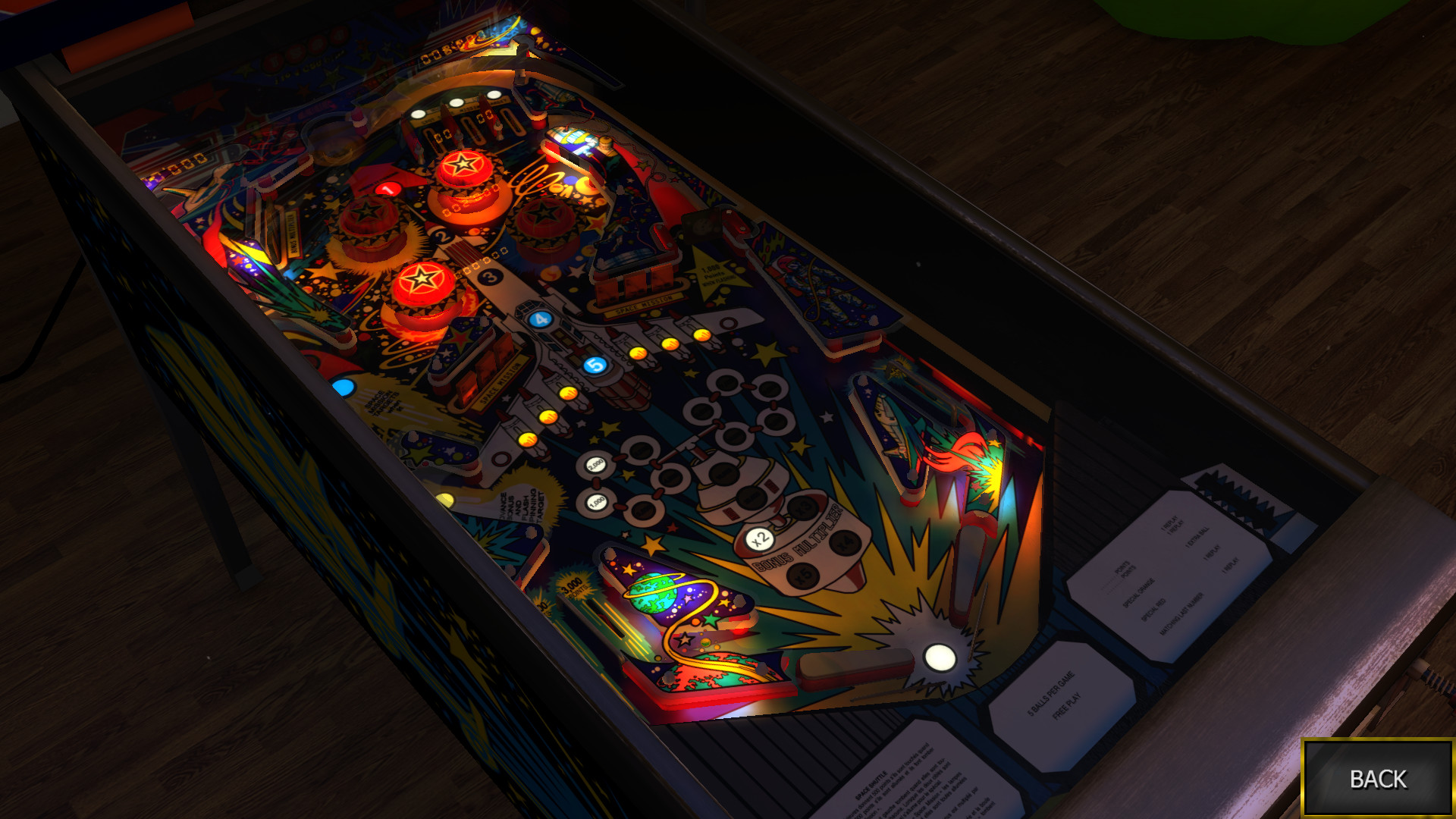 Zaccaria Pinball: Space Shuttle Table