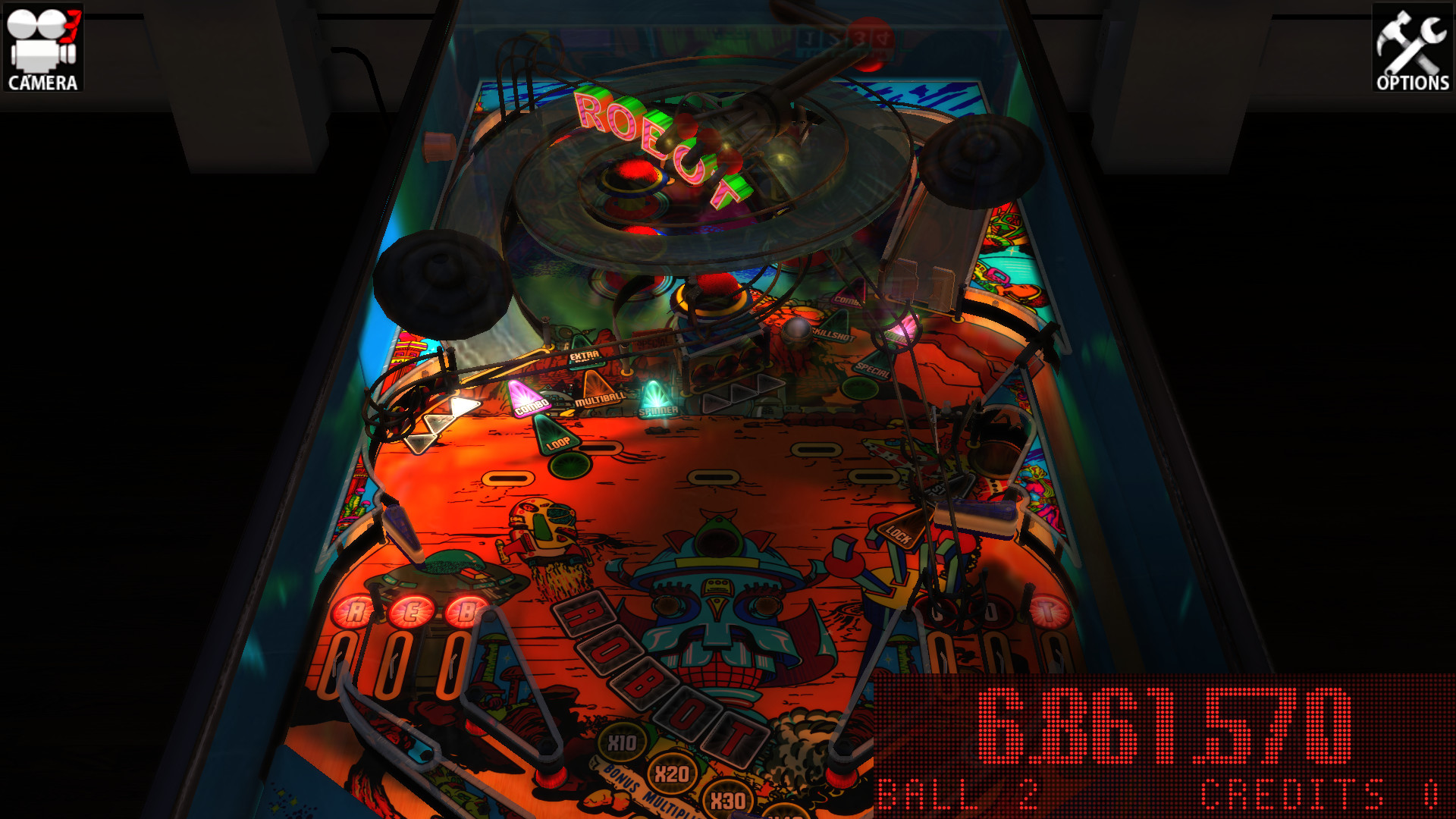 Zaccaria Pinball: Robot 2018 Table