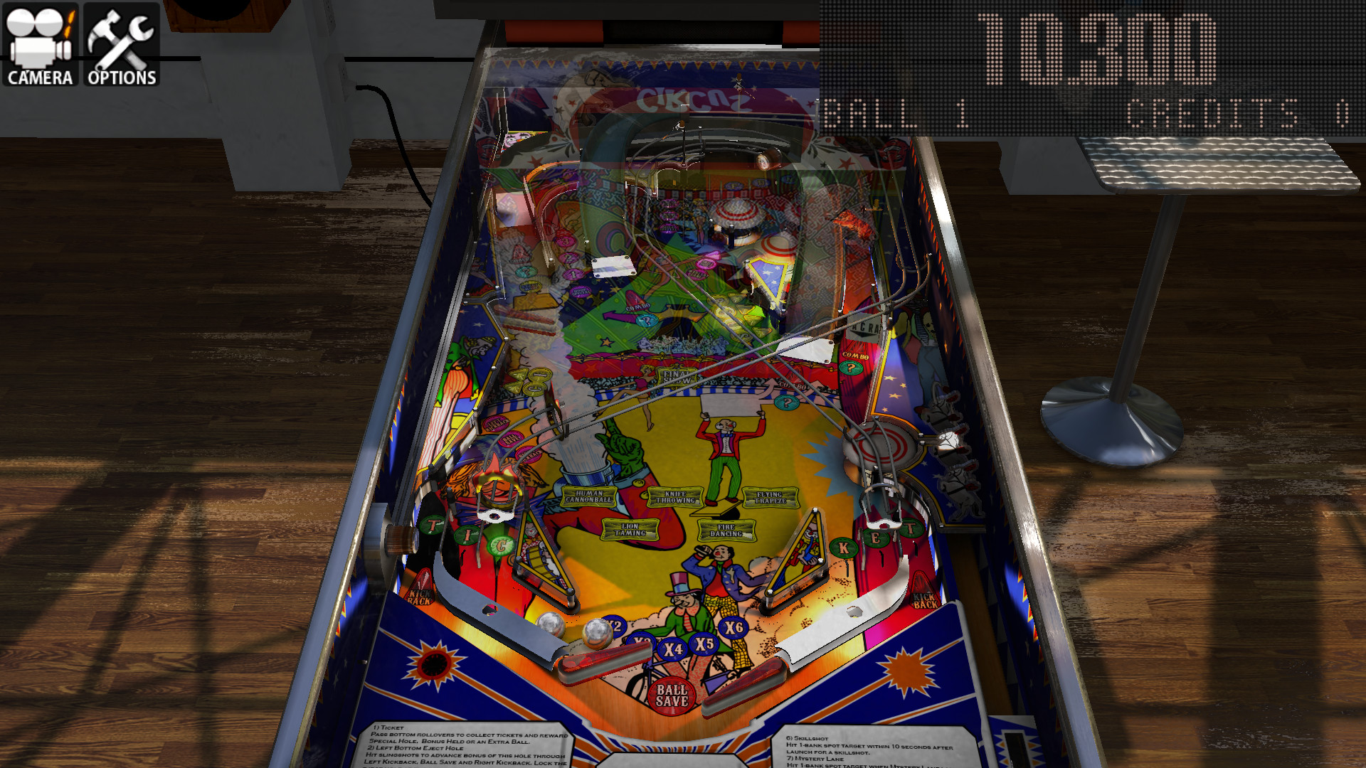 Zaccaria Pinball: Circus 2017 Table