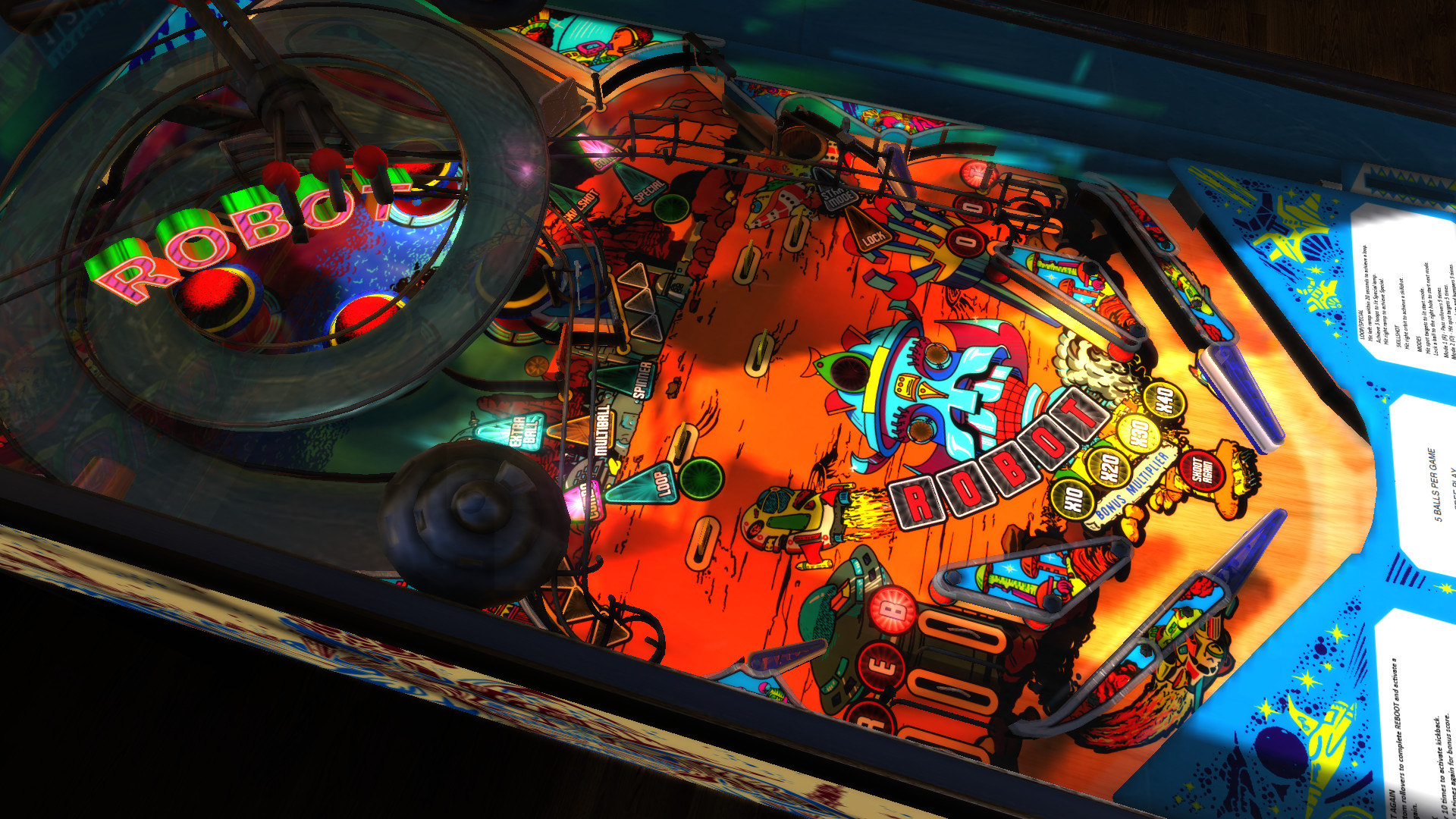 Zaccaria Pinball: Robot 2018 Table